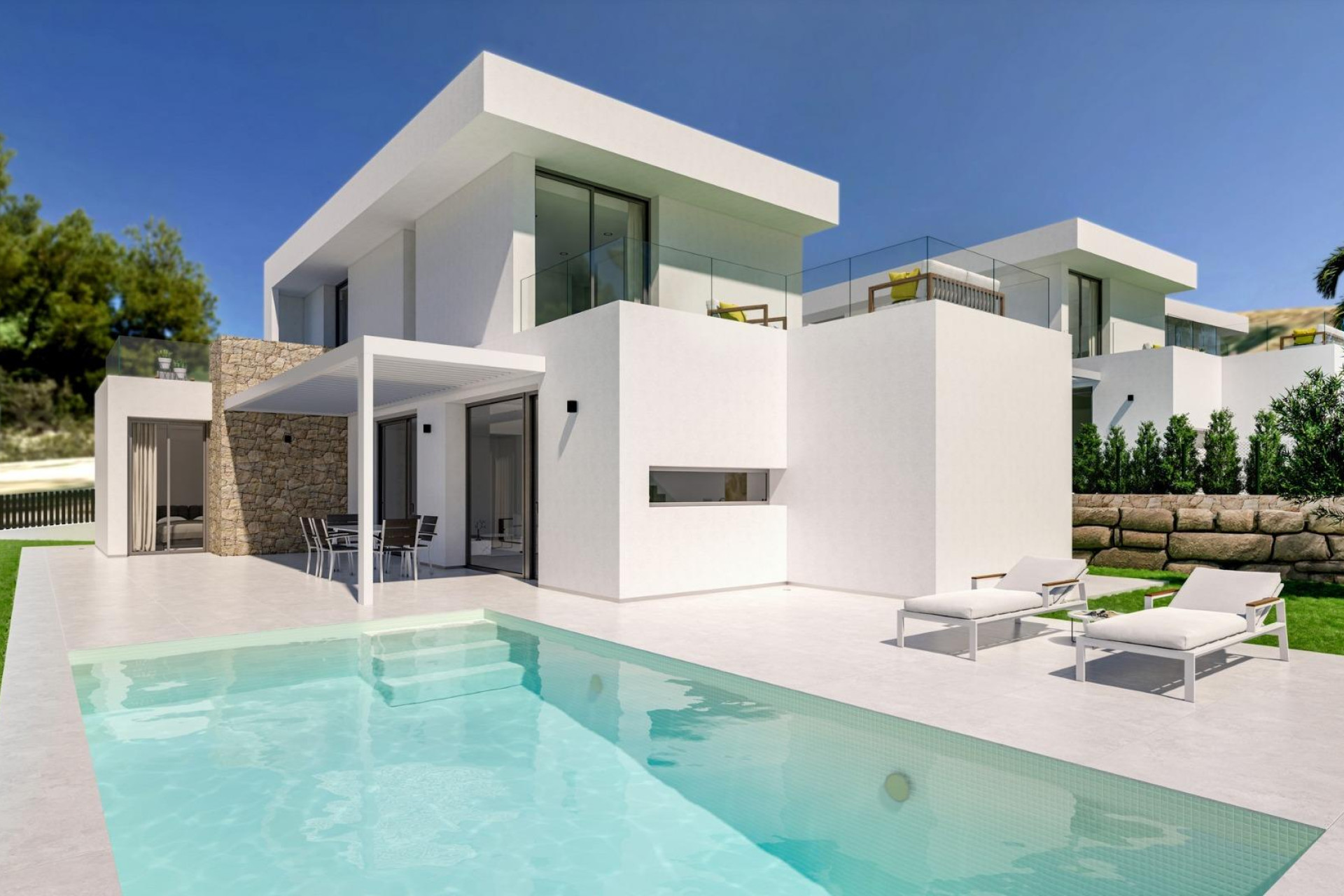 New build - 3. Semi-detached house - Finestrat - Costa Blanca North