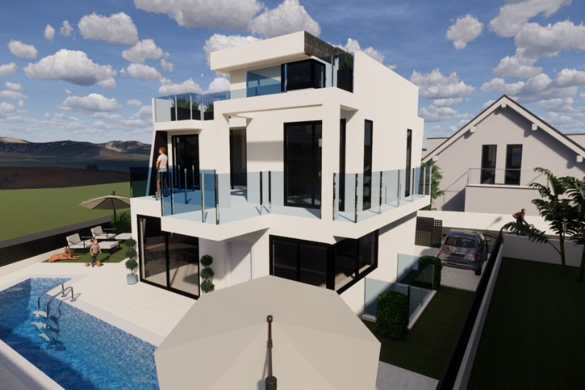 New build - 3. Semi-detached house - Finestrat - Costa Blanca North