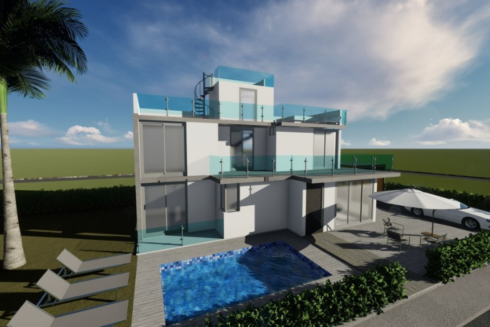 New build - 3. Semi-detached house - Finestrat - Costa Blanca North
