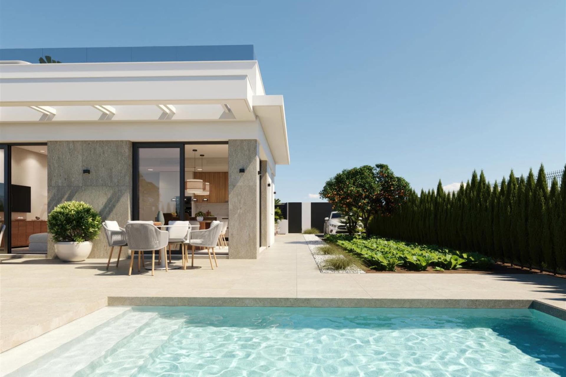 New build - 3. Semi-detached house - Hacienda Riquelme Golf Resort - Costa Calida