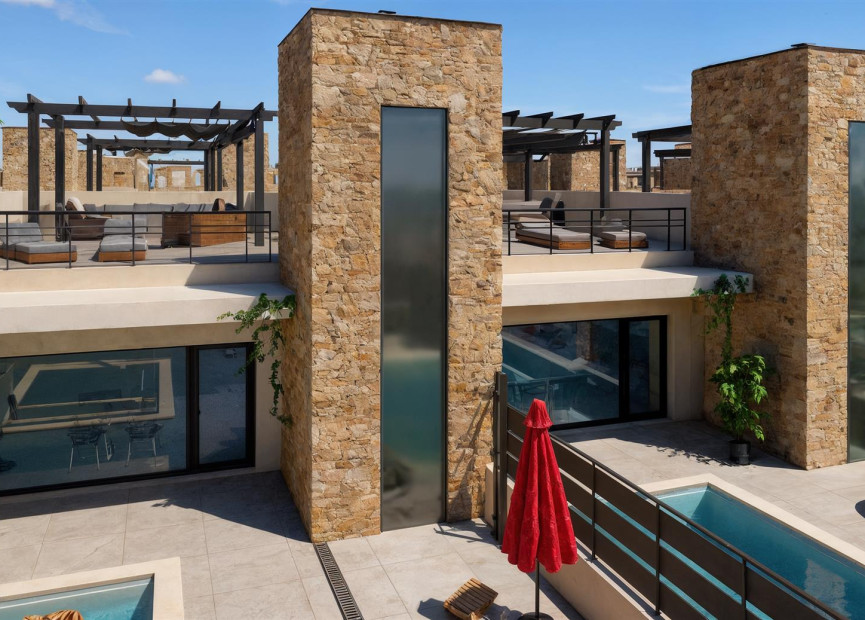 New build - 3. Semi-detached house - La Pinilla/Fuenta Alamo - Costa Calida