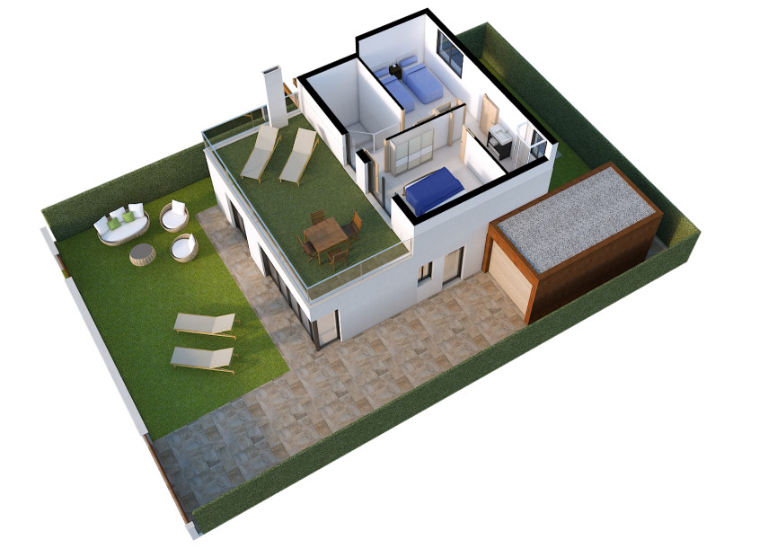 New build - 3. Semi-detached house - Los Alcazares - Costa Calida