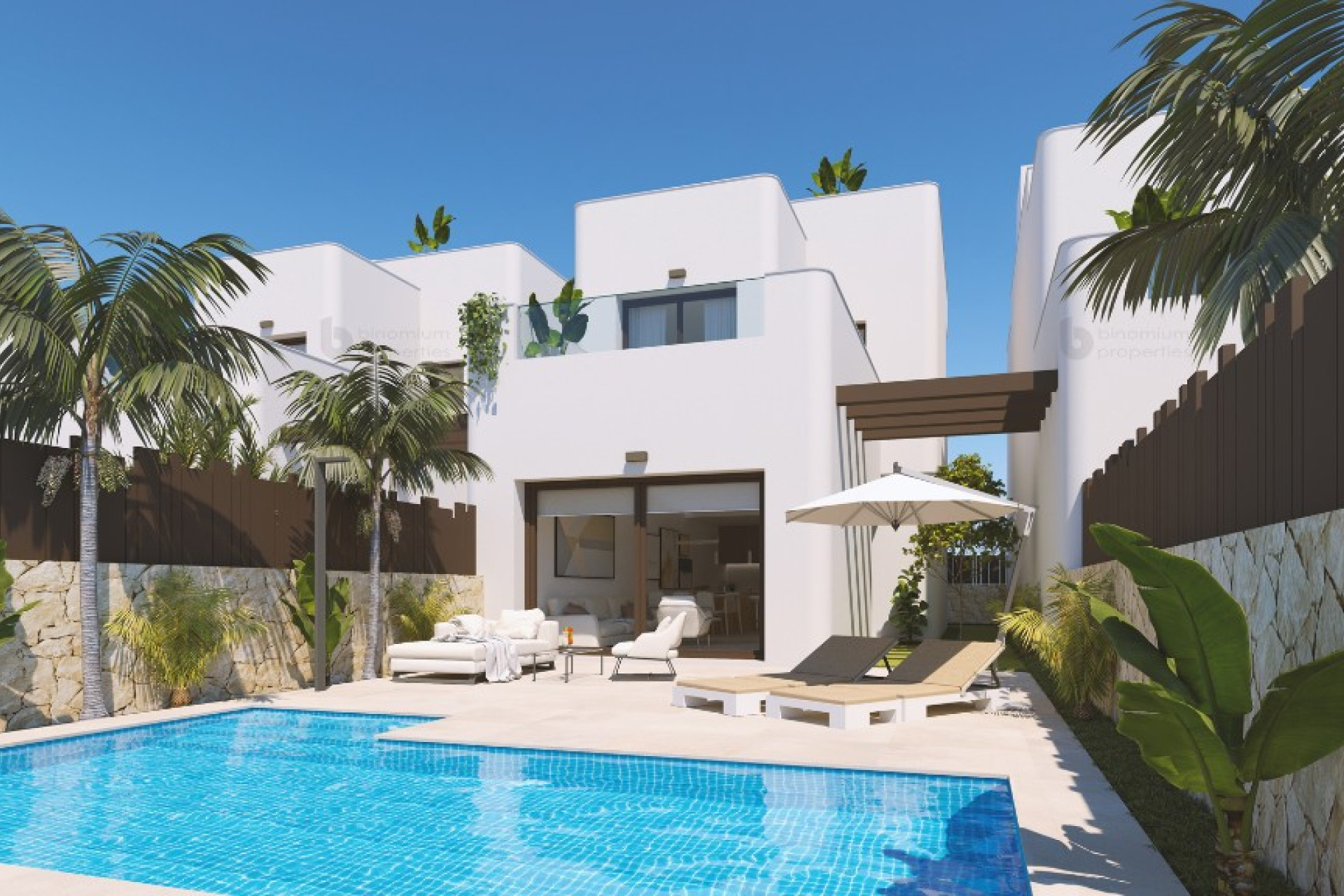 New build - 3. Semi-detached house - Mil Palmeras - Costa Blanca South