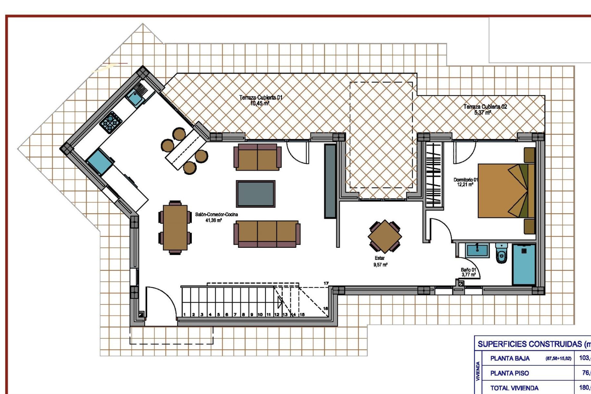 New build - 3. Semi-detached house - Pinoso - Costa Blanca North