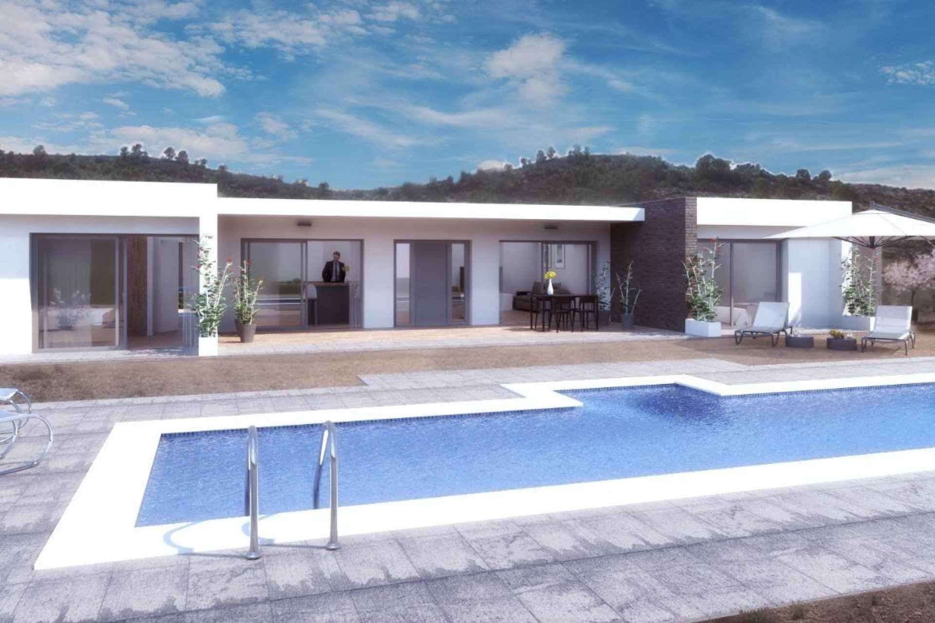 New build - 3. Semi-detached house - Pinoso - Costa Blanca North