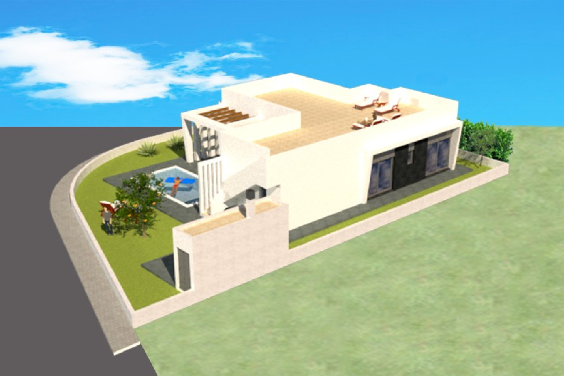 New build - 3. Semi-detached house - Polop - Costa Blanca North