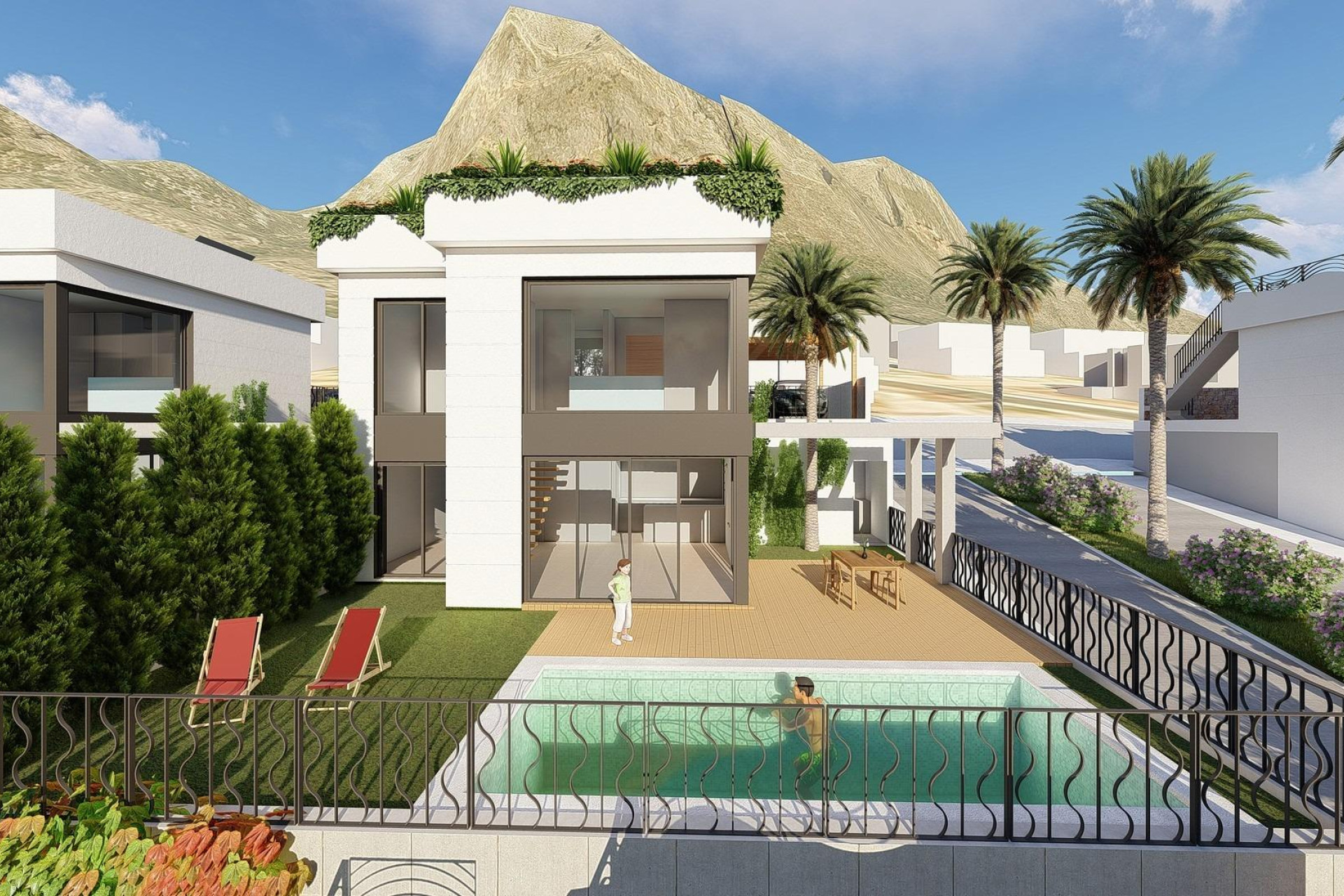 New build - 3. Semi-detached house - Polop - Costa Blanca South