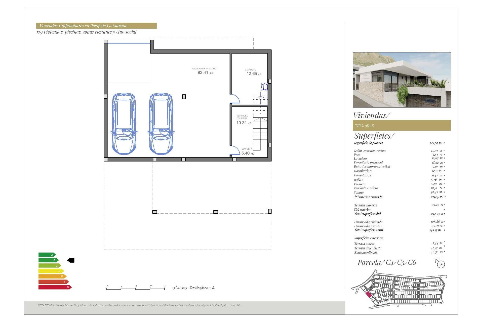 New build - 3. Semi-detached house - Polop - Costa Blanca South