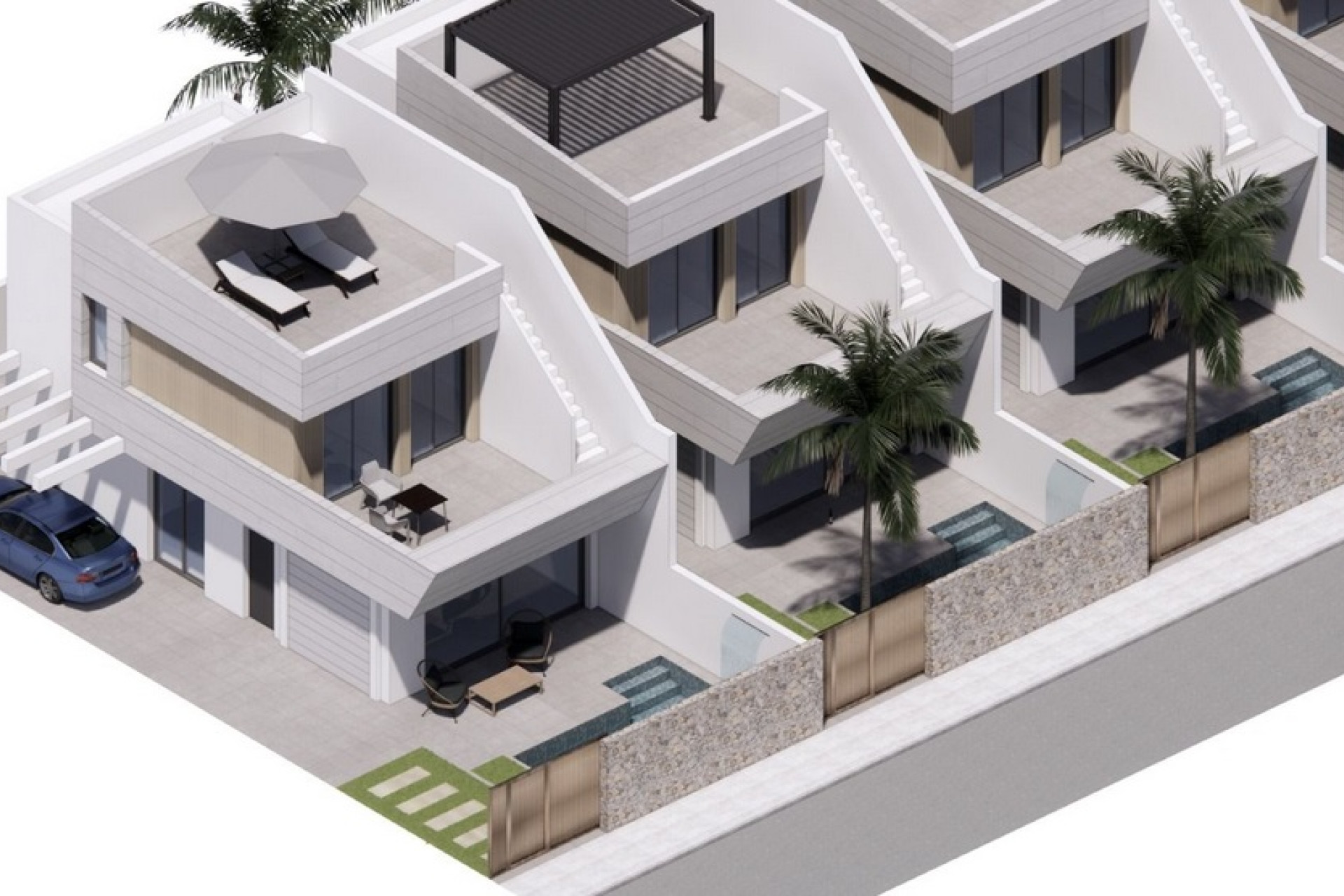 New build - 3. Semi-detached house - Santiago de Ribera - Costa Calida