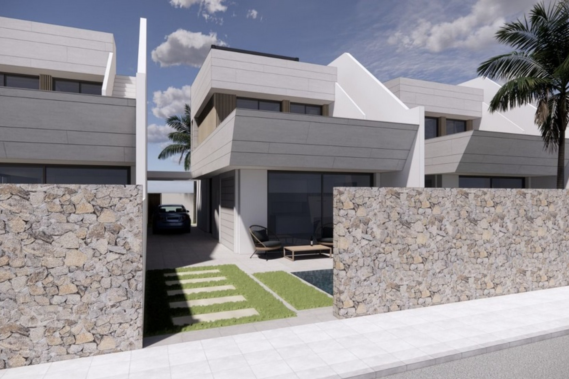 New build - 3. Semi-detached house - Santiago de Ribera - Costa Calida