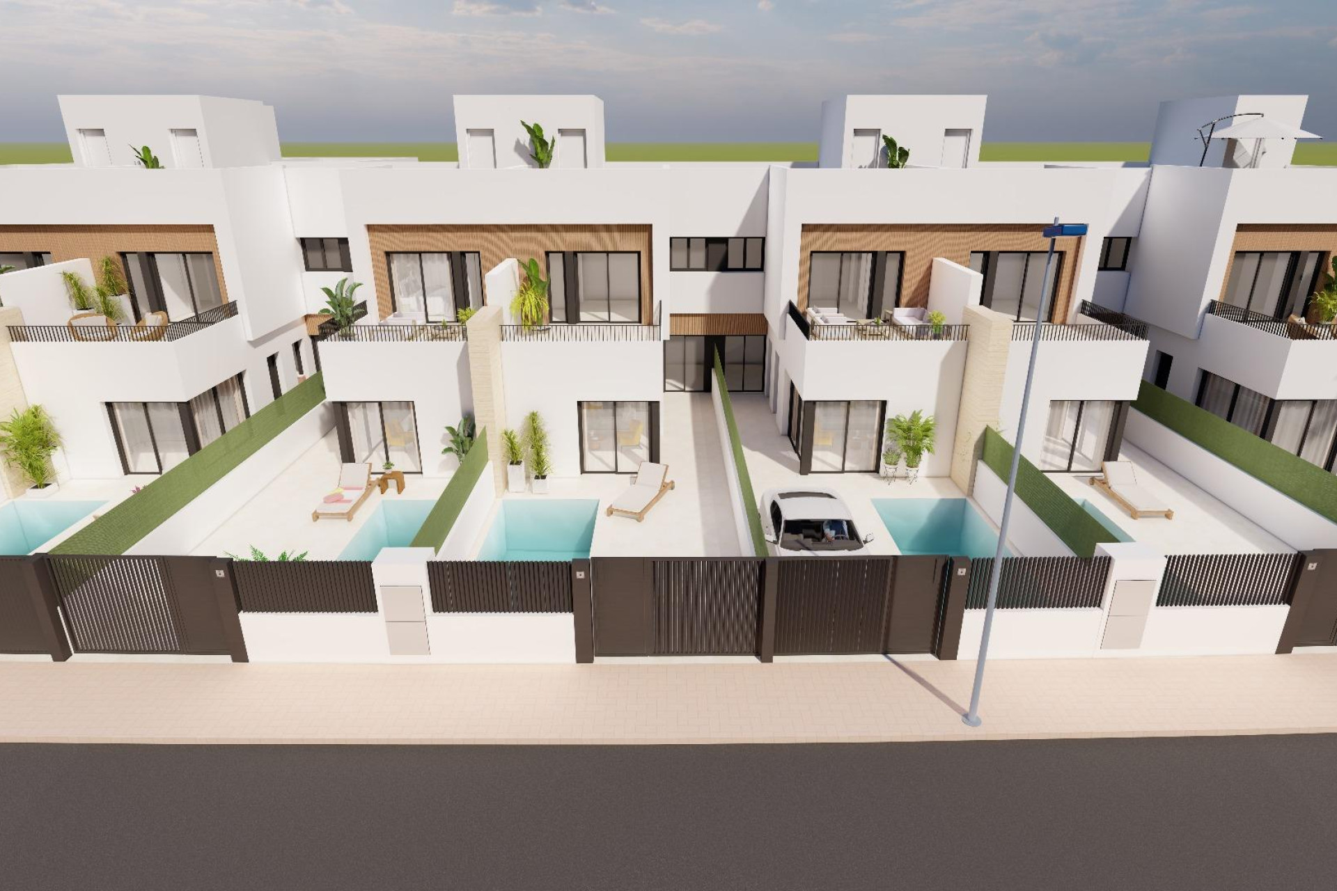 New build - 3. Semi-detached house - Santiago de Ribera - Costa Calida