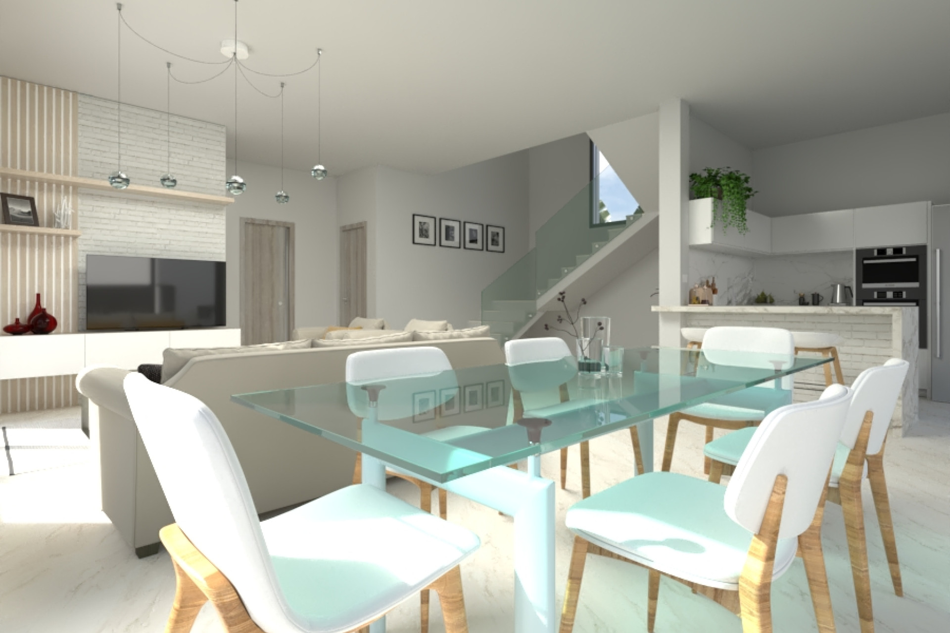 New build - 3. Semi-detached house - Villajoyosa - Costa Blanca North