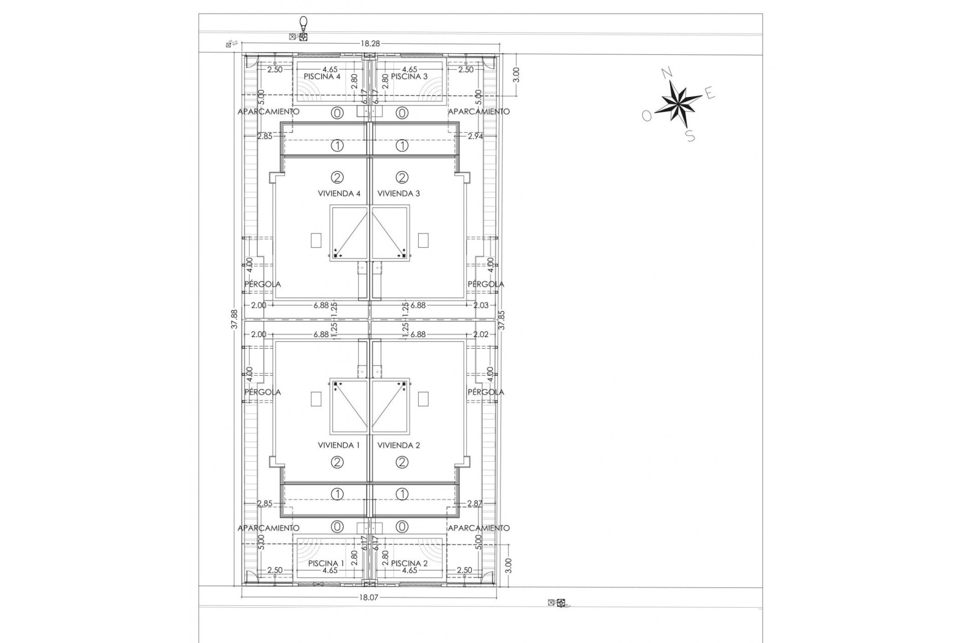 New Build - 3. Semi - Detached Villa - San Pedro del Pinatar - Los Alcazares