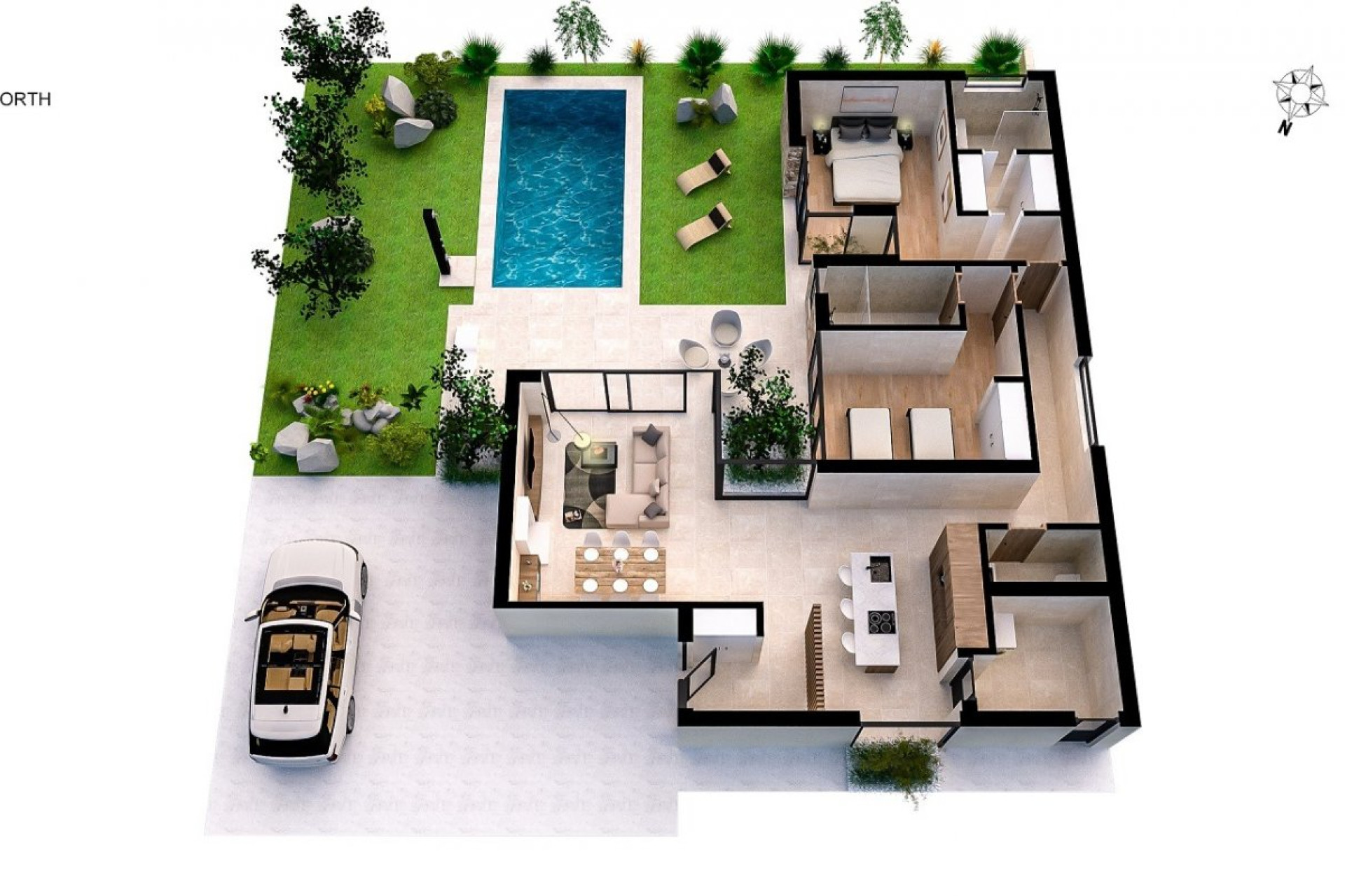 New Build - 4. House - Detached Villa - Baños y Mendigo - Balsicas