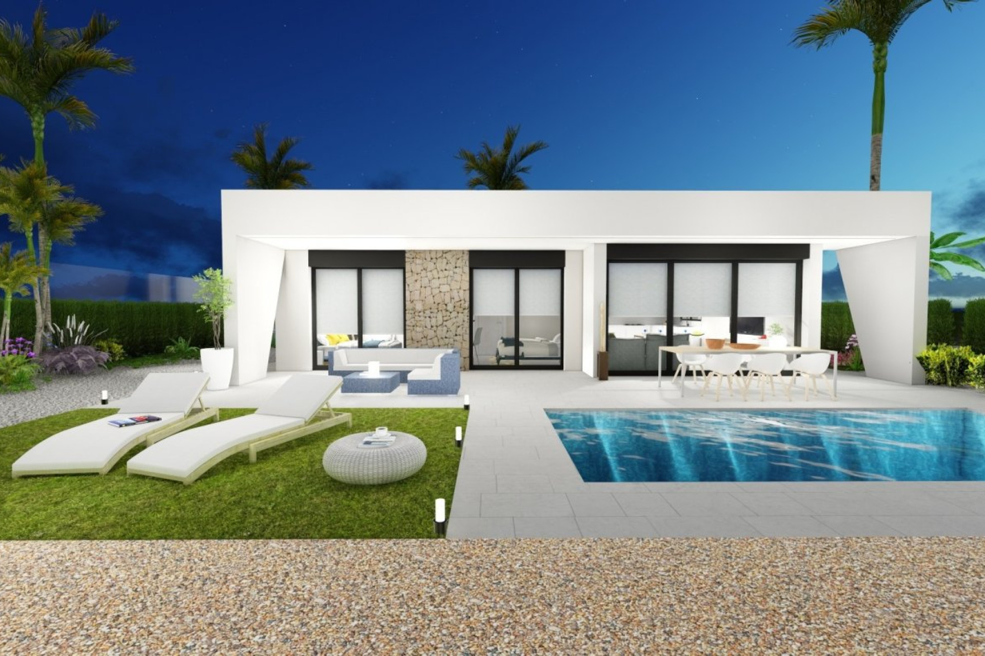 New Build - 4. House - Detached Villa - CALASPARRA - Murcia