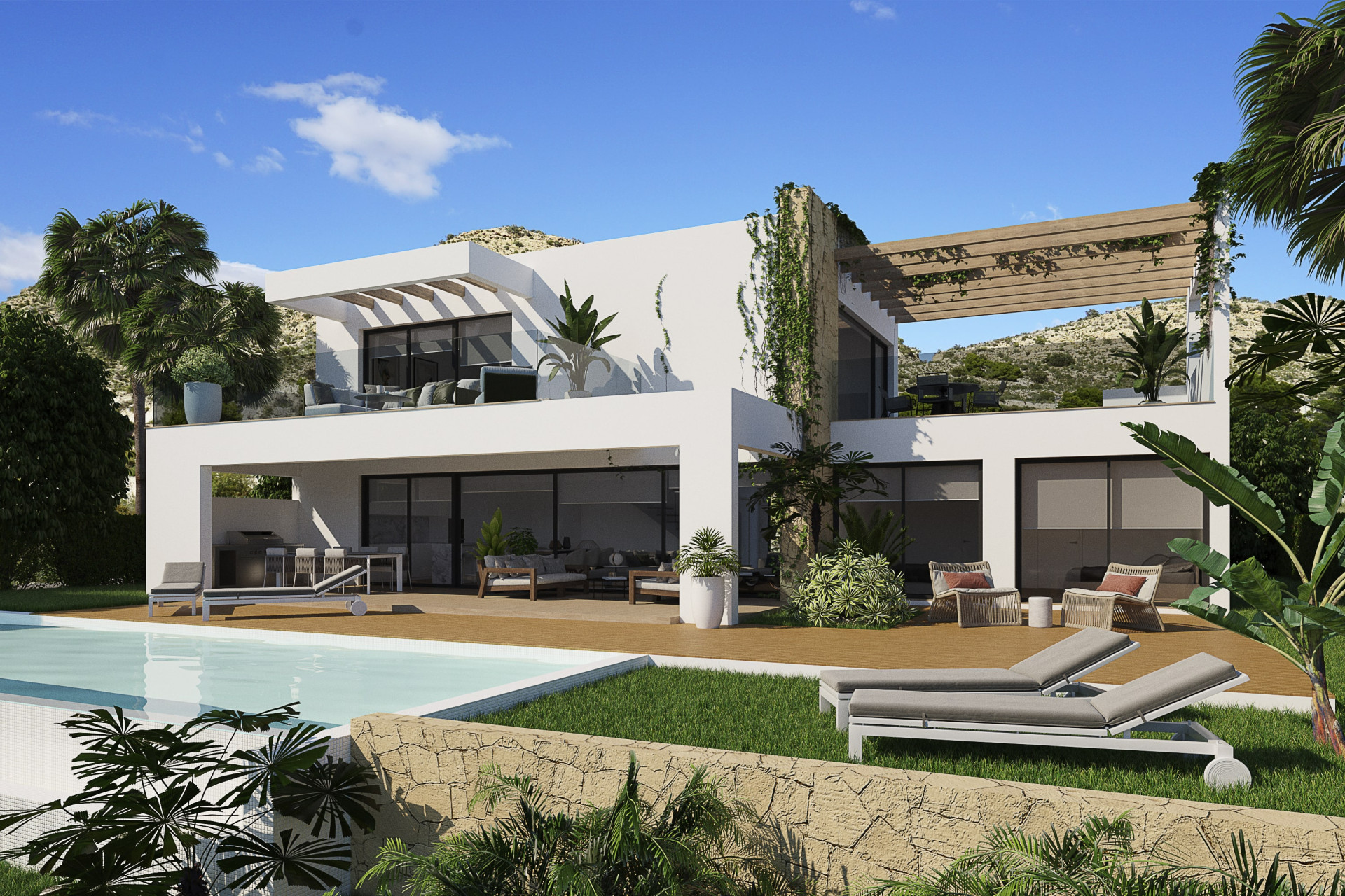 New Build - 4. House - Detached Villa - Monforte del Cid - Elche/Elx