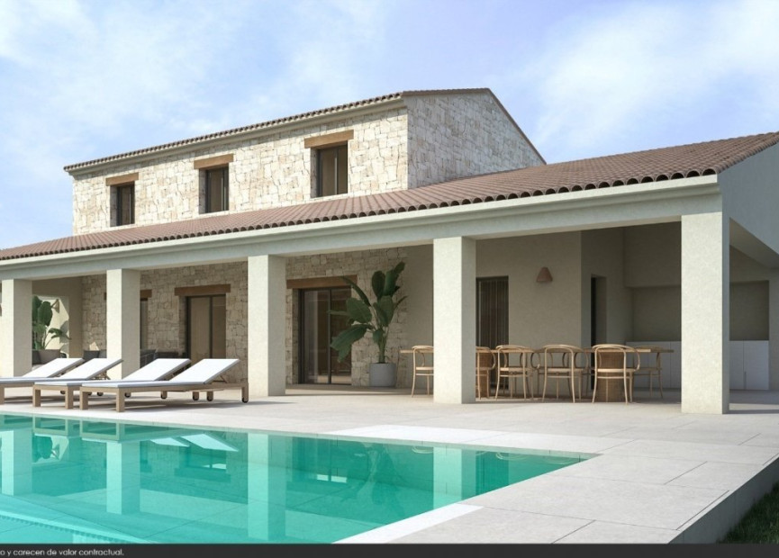 New Build - 4. House - Detached Villa - Moraira - Calpe