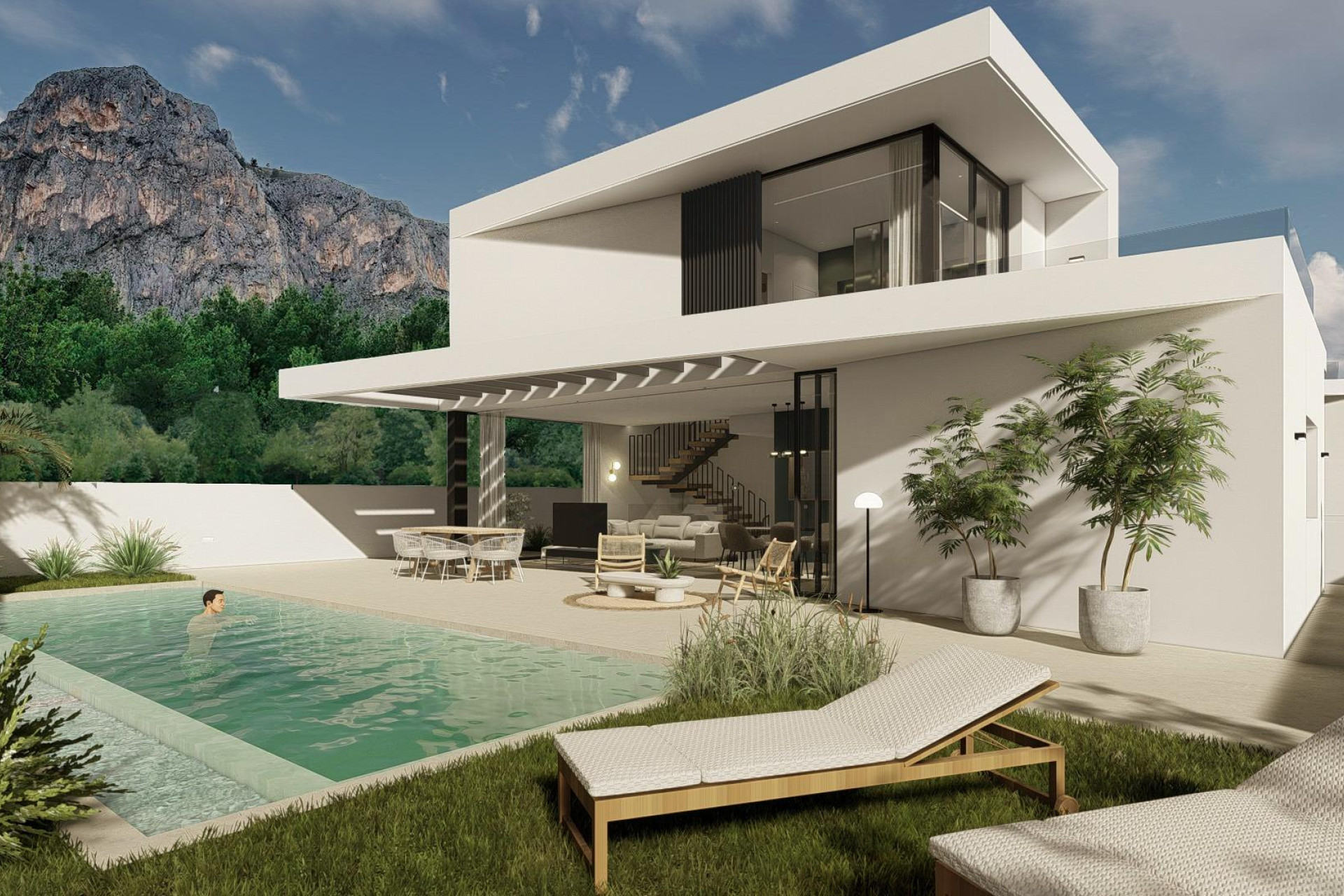 New Build - 4. House - Detached Villa - Polop - Benidorm