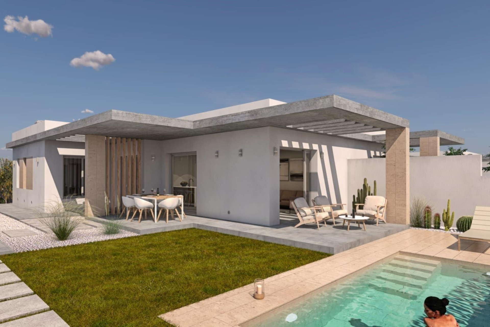 New Build - 4. House - Detached Villa - Santiago de Ribera - Los Alcazares