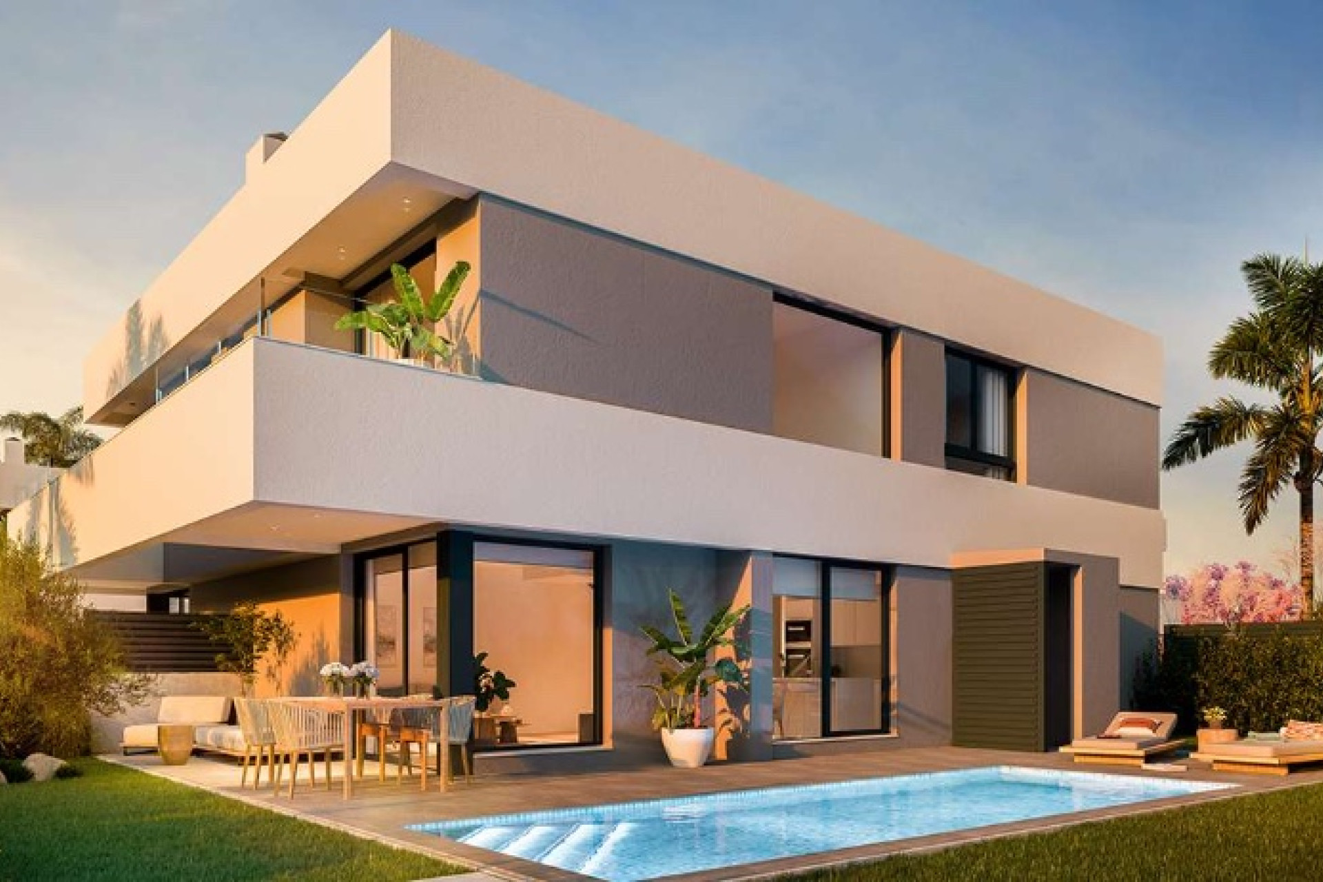 New build - 4. Semi-detached villa - Alicante - Costa Blanca North