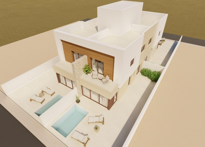 New build - 4. Semi-detached villa - San Javier - Costa Calida