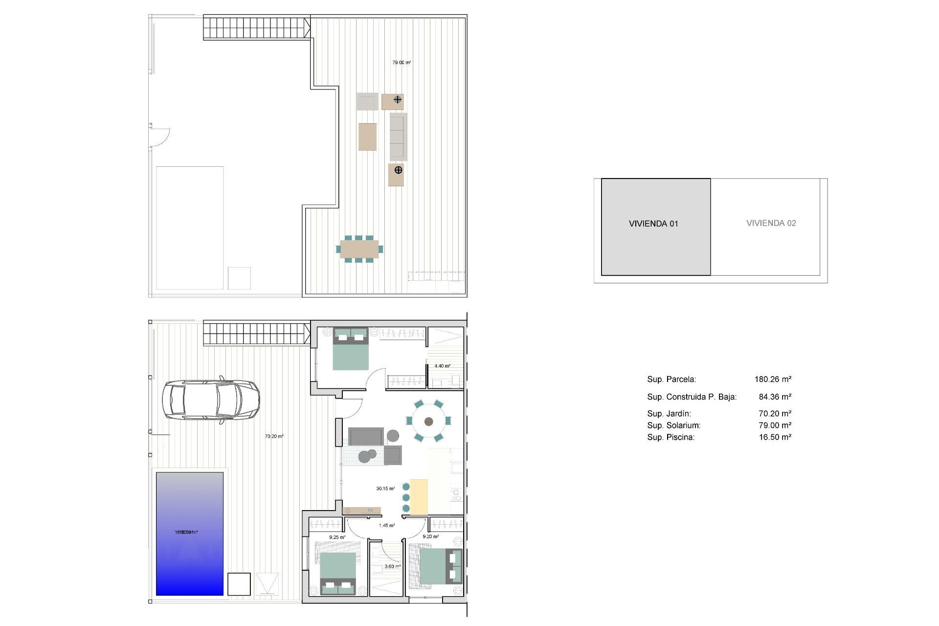New build - 4. Semi-detached villa - Torre Pacheco - Costa Calida