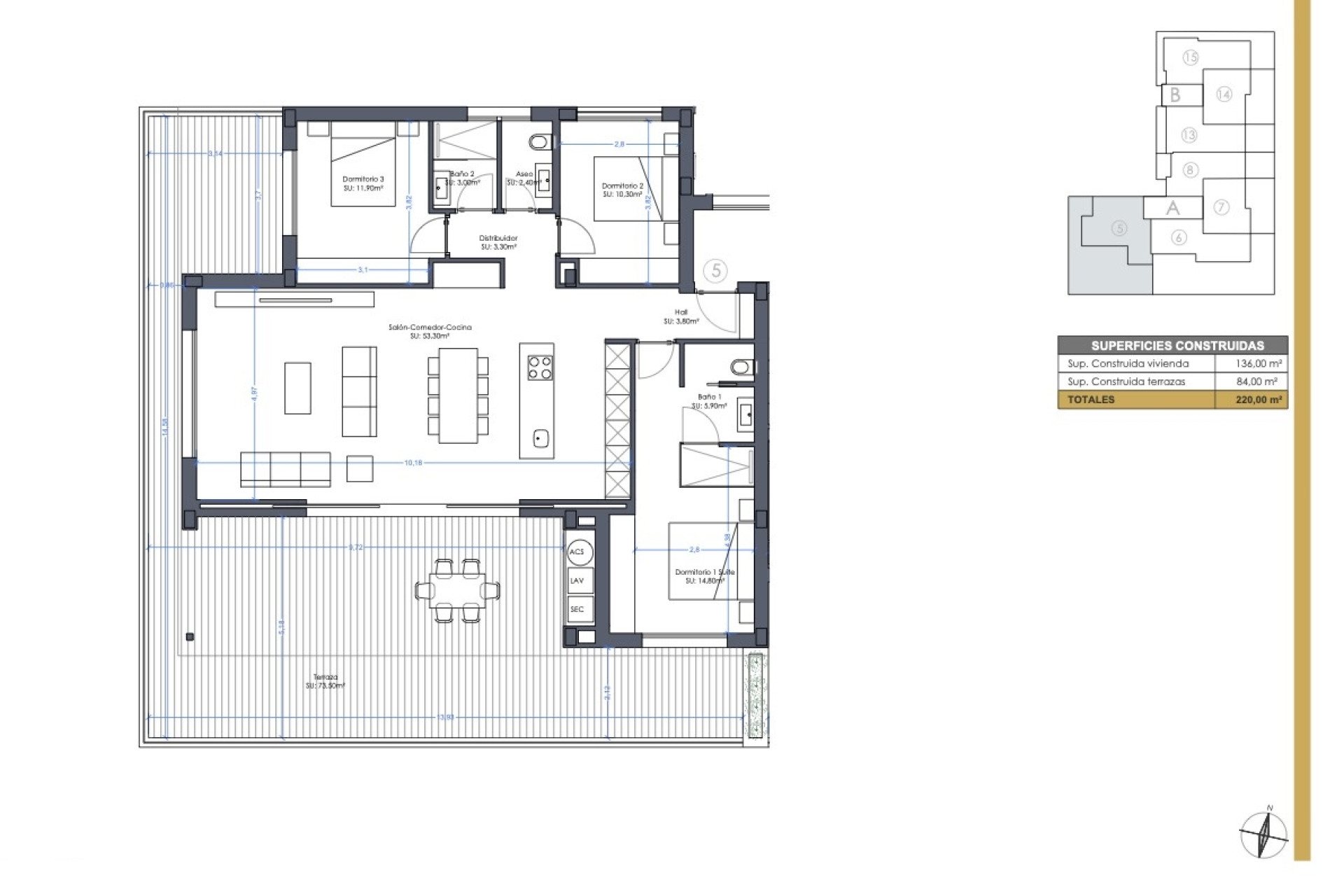 New Build - Apartment - Orihuela Costa - Las Colinas Golf