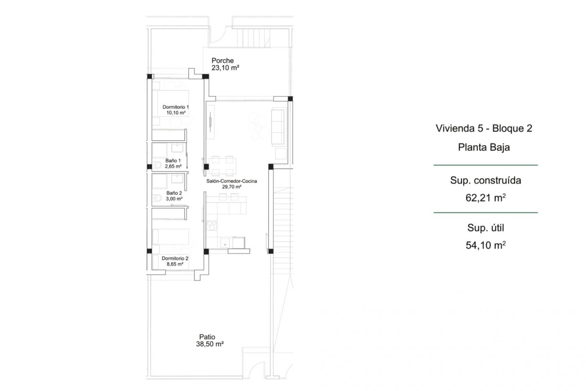 New Build - Bungalow - Orihuela Costa