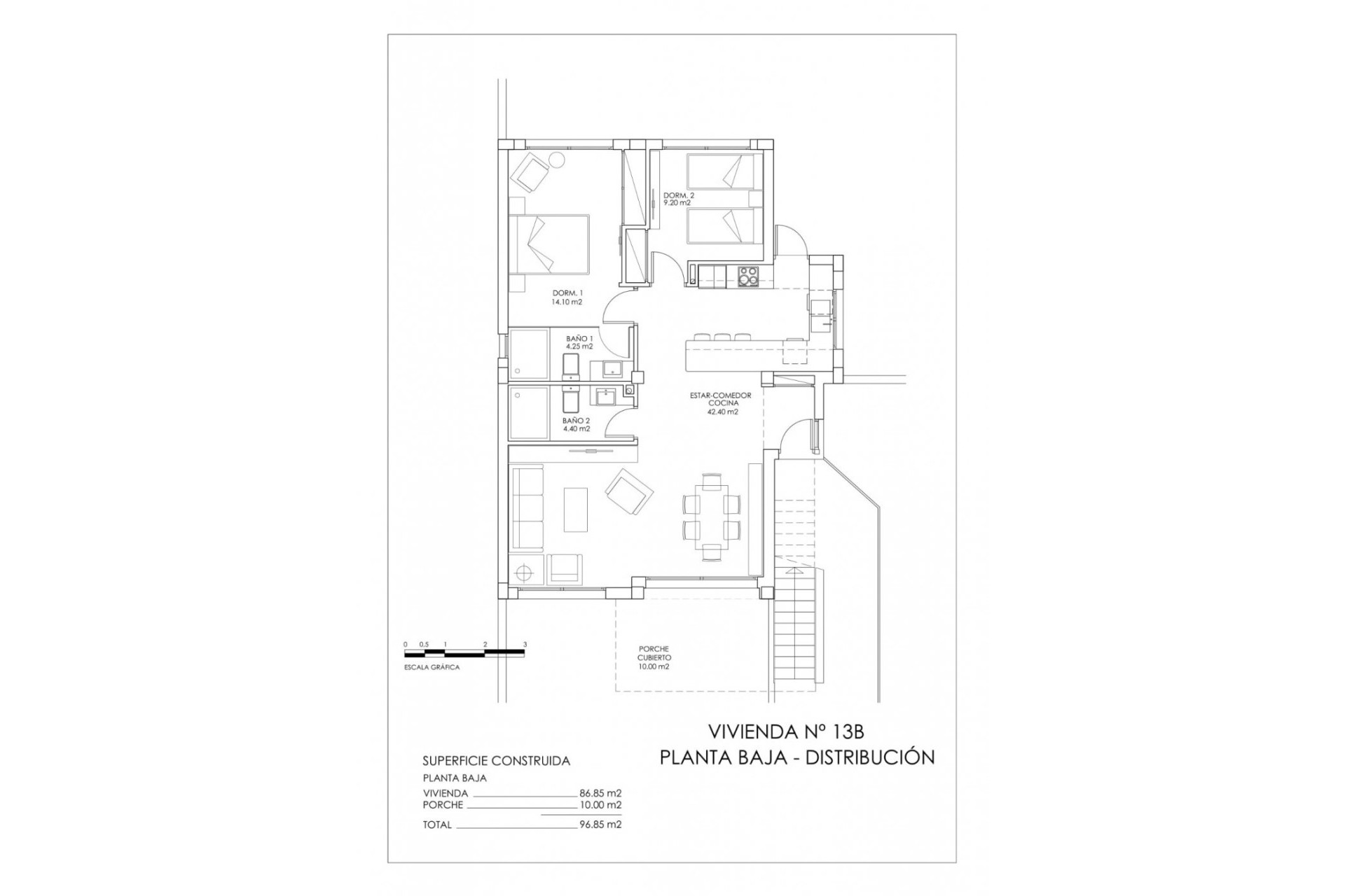 New Build - Bungalow - San Miguel de Salinas - Orihuela Costa