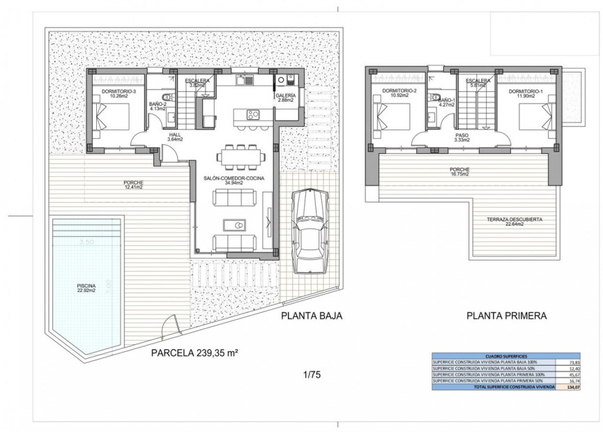 New Build - Villa - Benijofar - Polideportivo