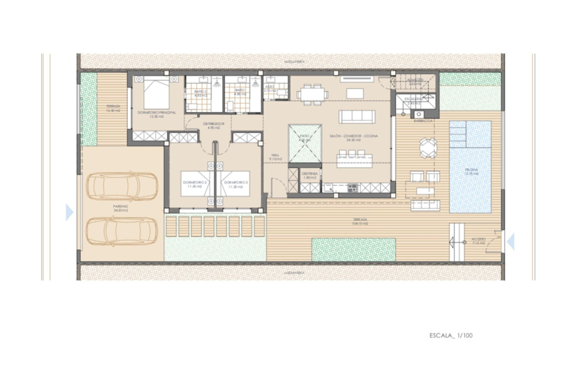 New Build - Villa - San Juan de los Terreros - Orihuela Costa