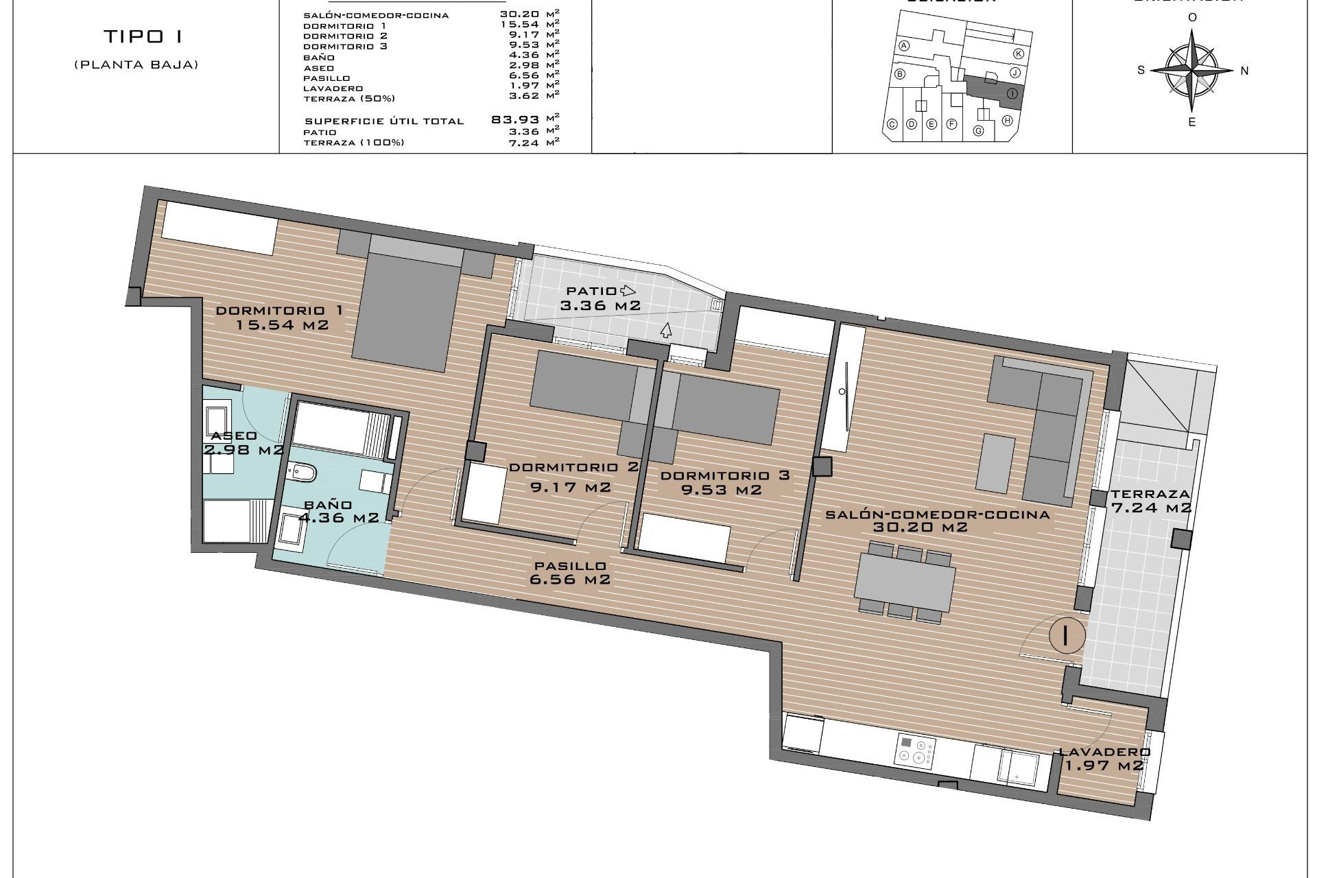 Nieuwbouw Woningen - 1. Apartment / flat - Algorfa - Rojales