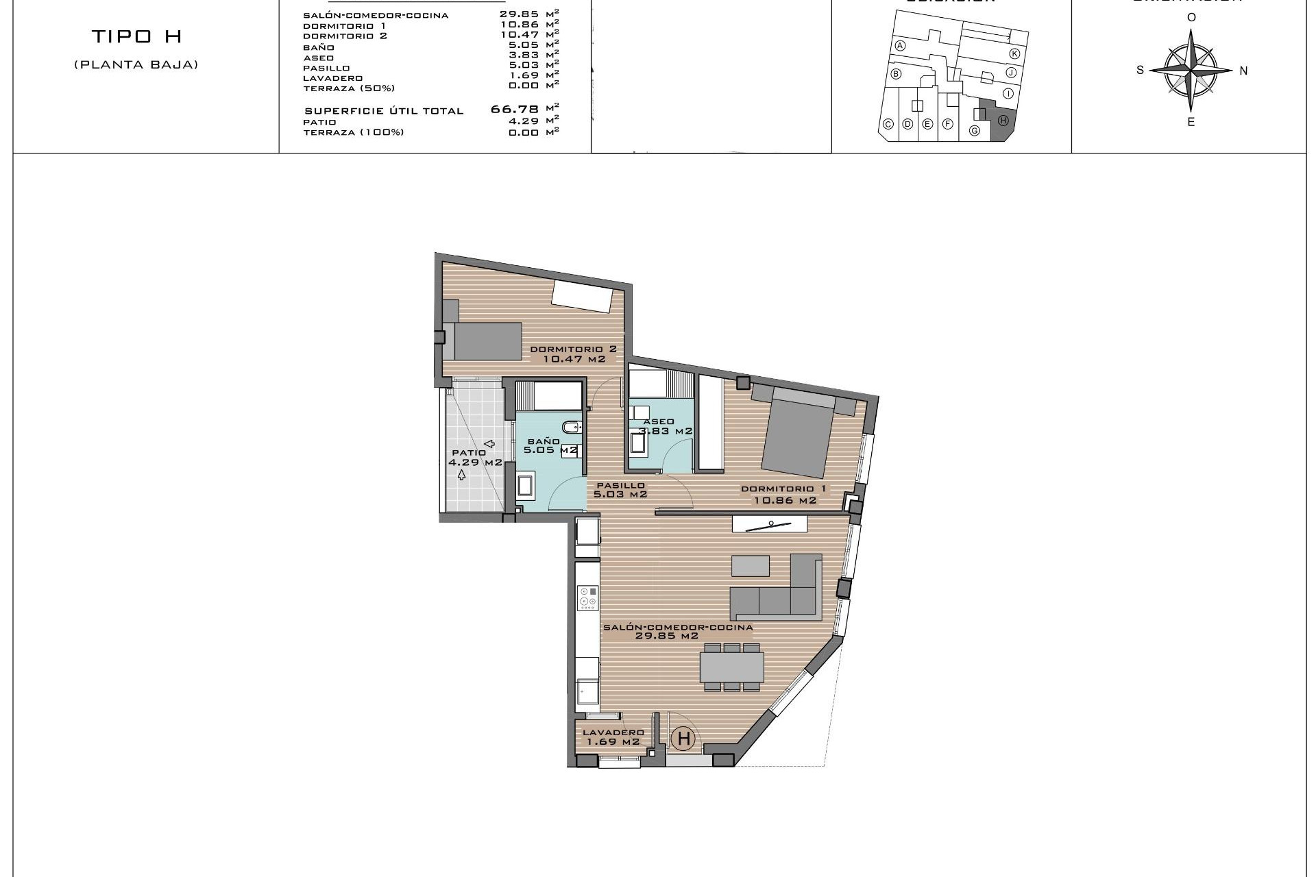 Nieuwbouw Woningen - 1. Apartment / flat - Algorfa - Rojales