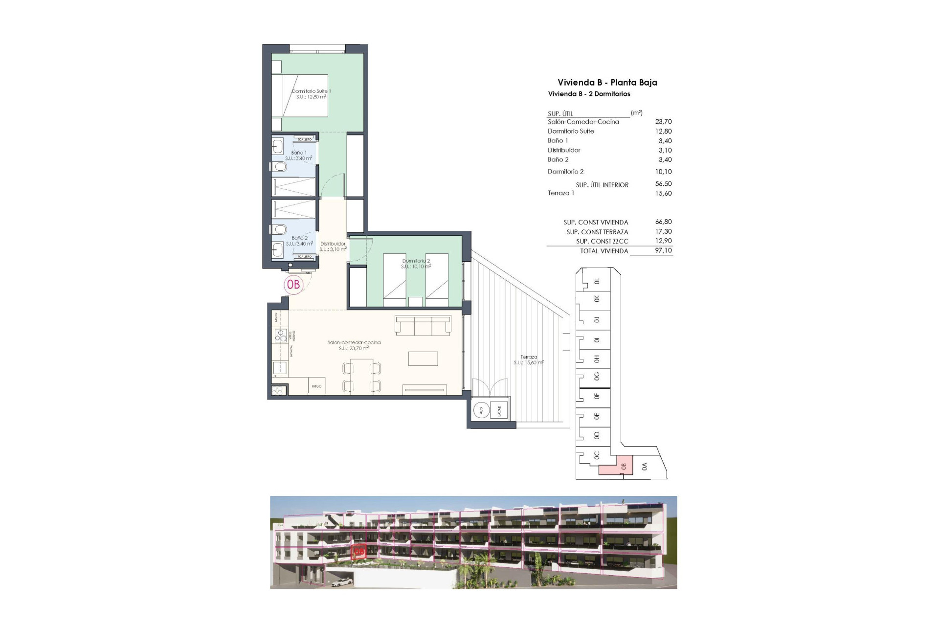 Nieuwbouw Woningen - 1. Apartment / flat - Benijofar - Rojales