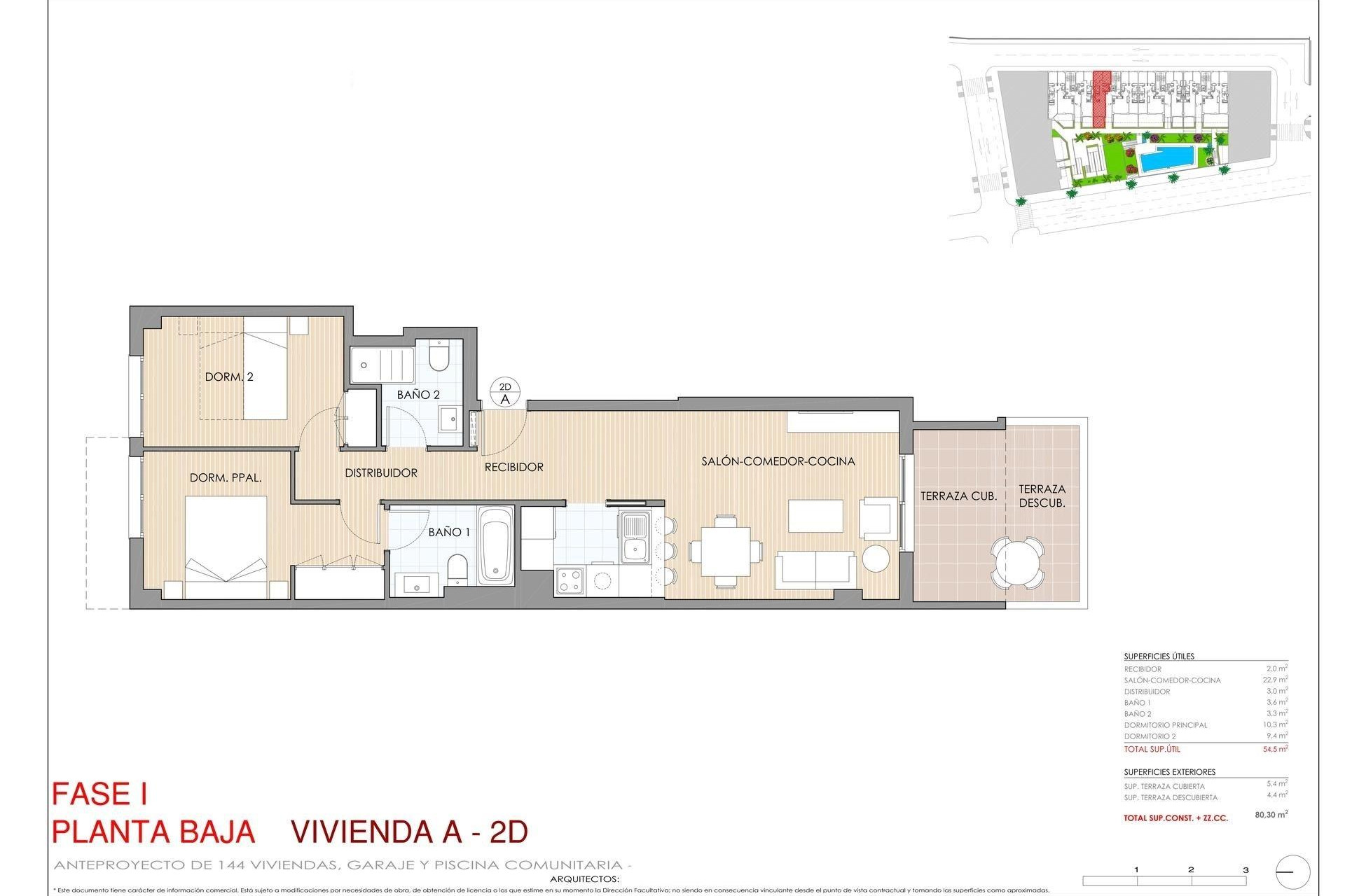 Nieuwbouw woningen - 1. Appartement / flat - Aguilas - Costa Calida