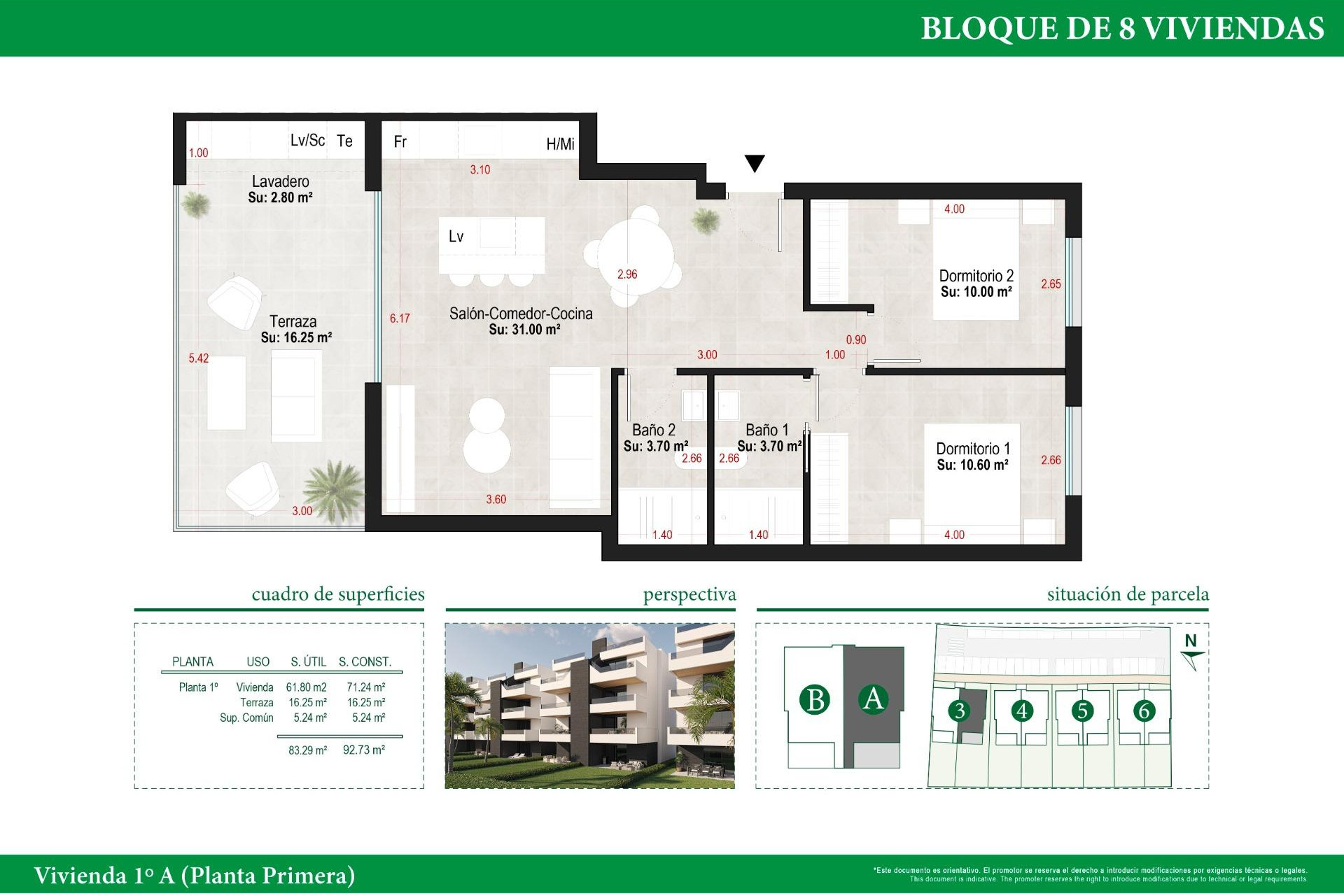 Nieuwbouw woningen - 1. Appartement / flat - Alhama De Murcia - Costa Calida