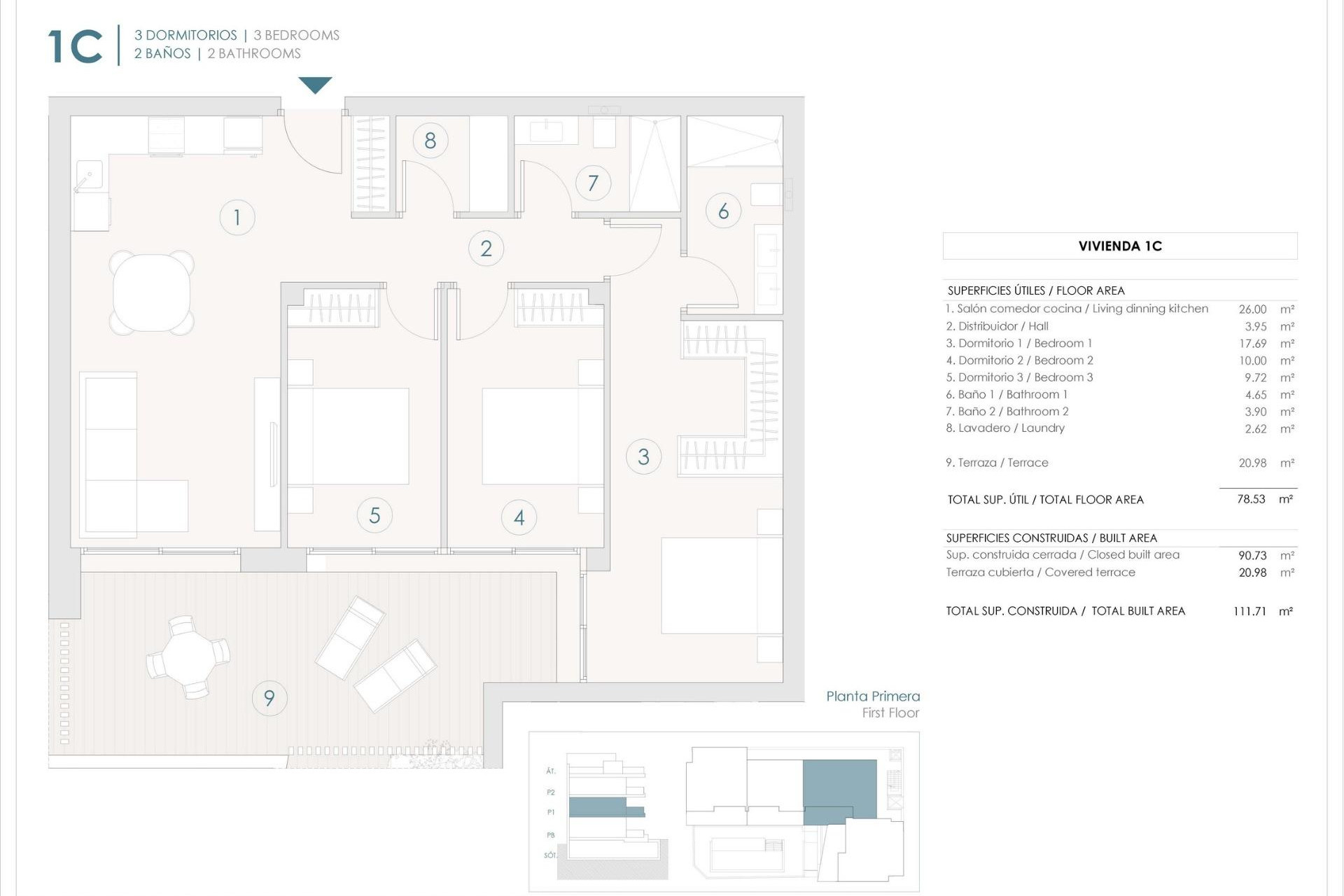 Nieuwbouw woningen - 1. Appartement / flat - Benijofar - Costa Blanca Zuid