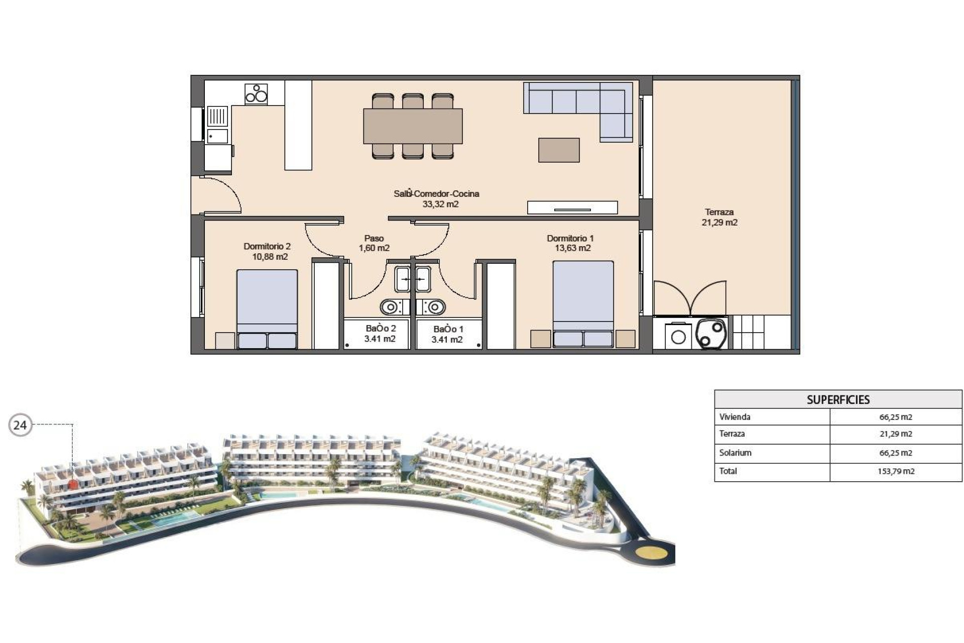 Nieuwbouw woningen - 1. Appartement / flat - Finestrat - Costa Blanca Noord