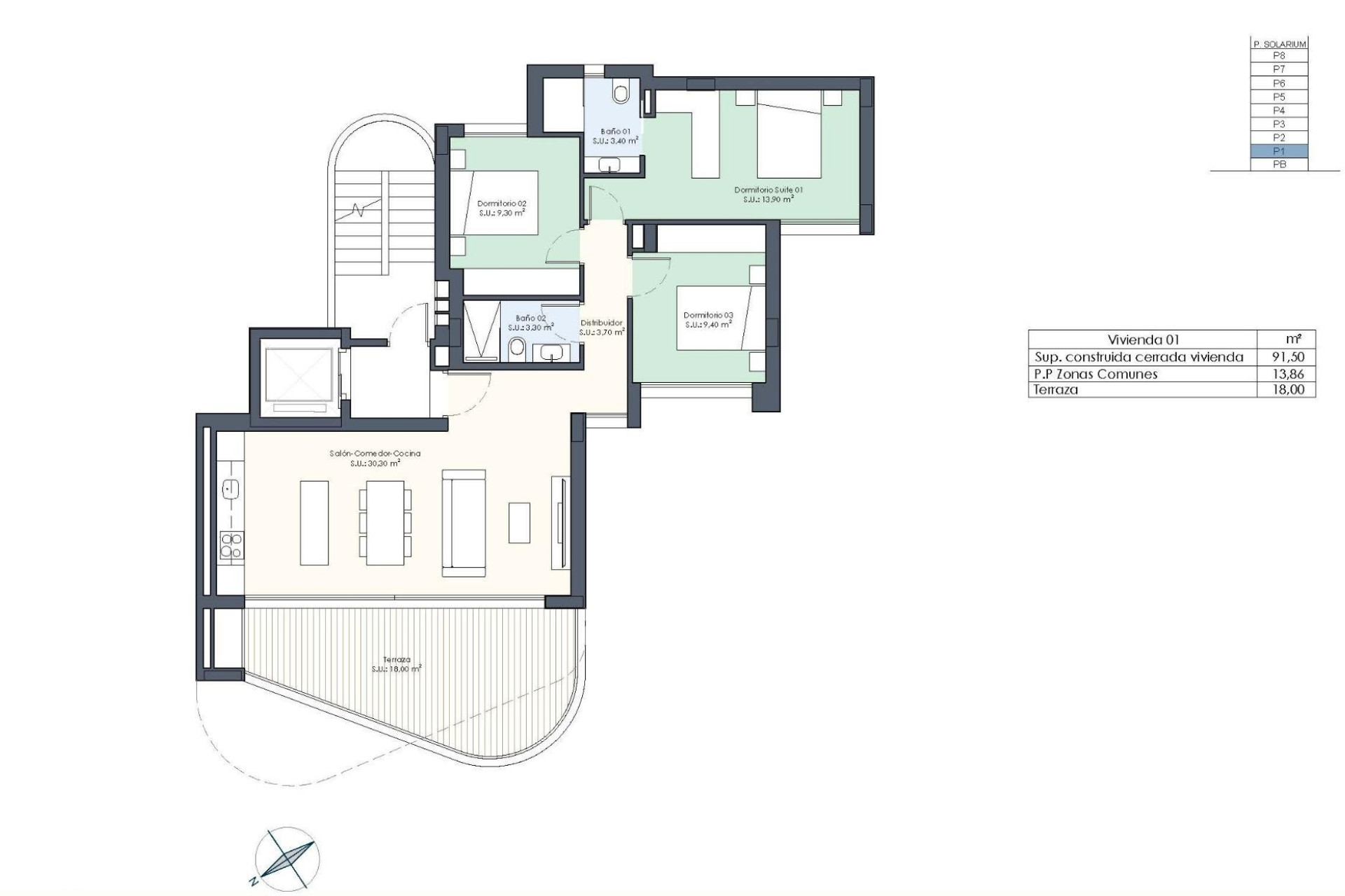 Nieuwbouw woningen - 1. Appartement / flat - Guardamar del Segura - Costa Blanca Zuid
