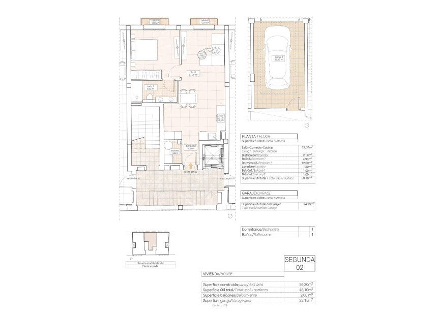 Nieuwbouw woningen - 1. Appartement / flat - Hondón de las Nieves - Costa Blanca Zuid