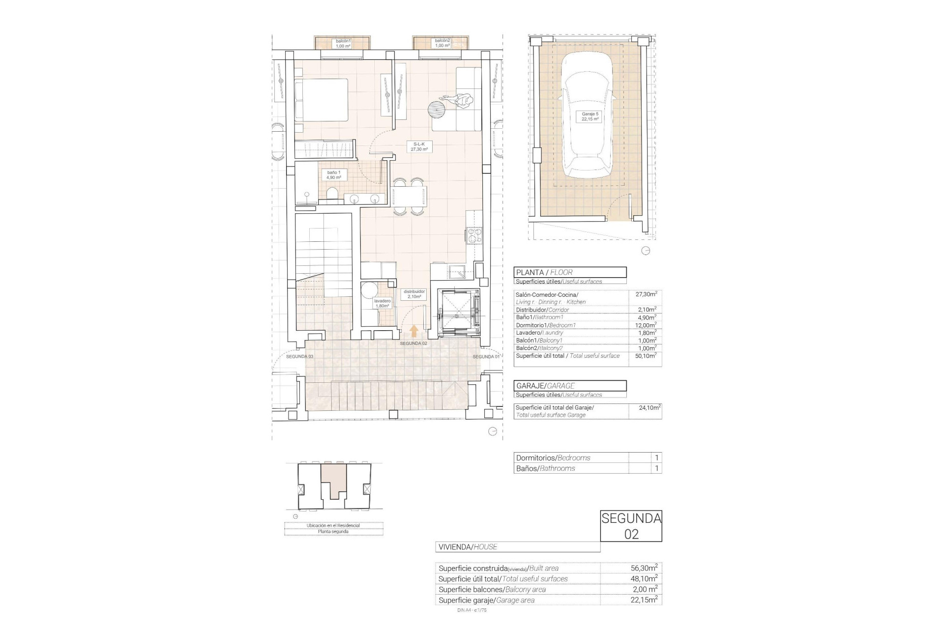 Nieuwbouw woningen - 1. Appartement / flat - Hondón de las Nieves - Costa Blanca Zuid