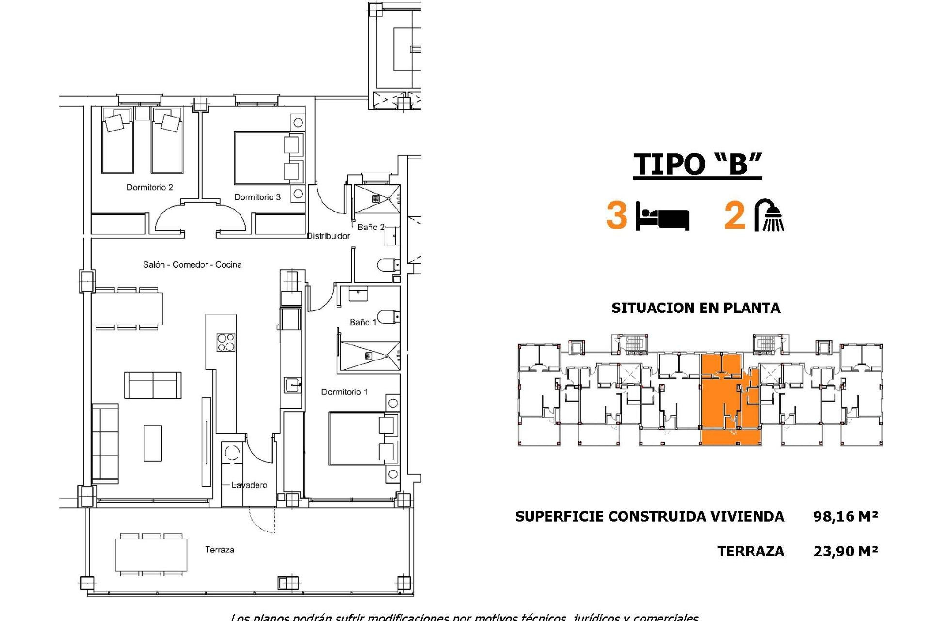 Nieuwbouw woningen - 1. Appartement / flat - San Miguel de Salinas - Costa Blanca Zuid