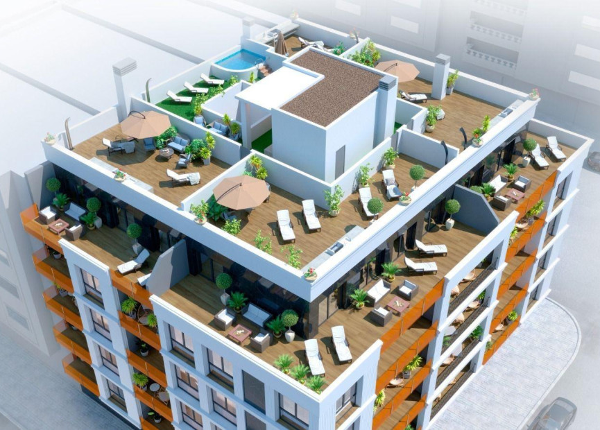 Nieuwbouw woningen - 1. Appartement / flat - Torrevieja - Costa Blanca Zuid