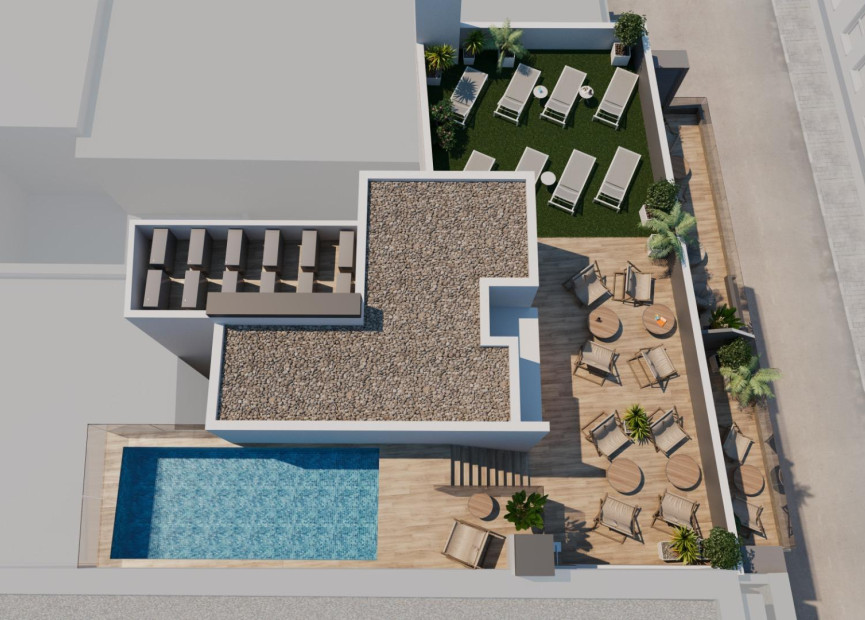 Nieuwbouw woningen - 1. Appartement / flat - Torrevieja - Costa Blanca Zuid