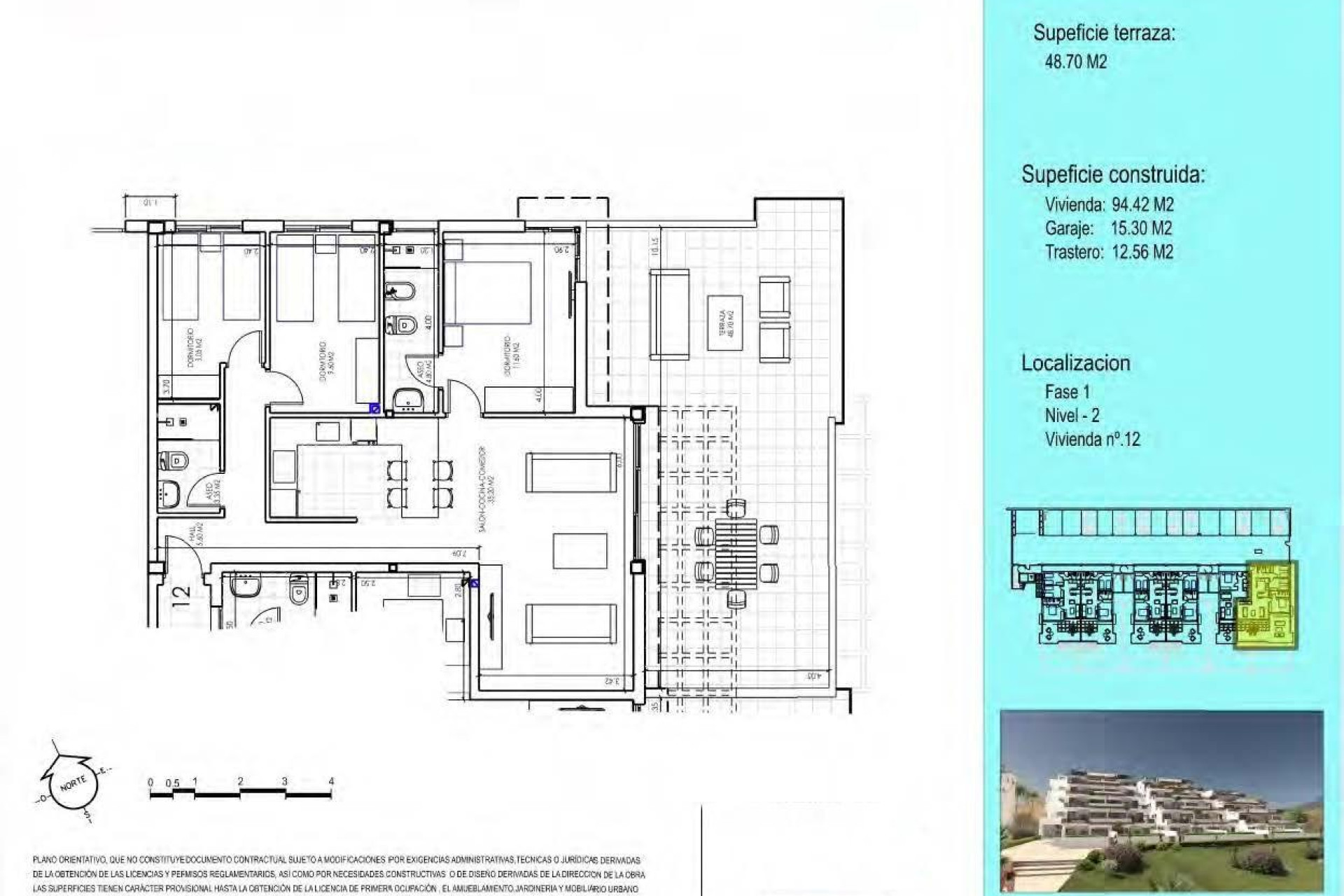 Nieuwbouw woningen - 1. Appartement / flat - Vera - Almeria