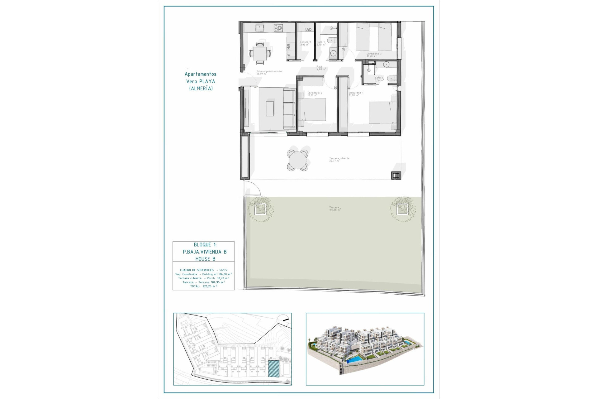 Nieuwbouw woningen - 1. Appartement / flat - Vera - Almeria