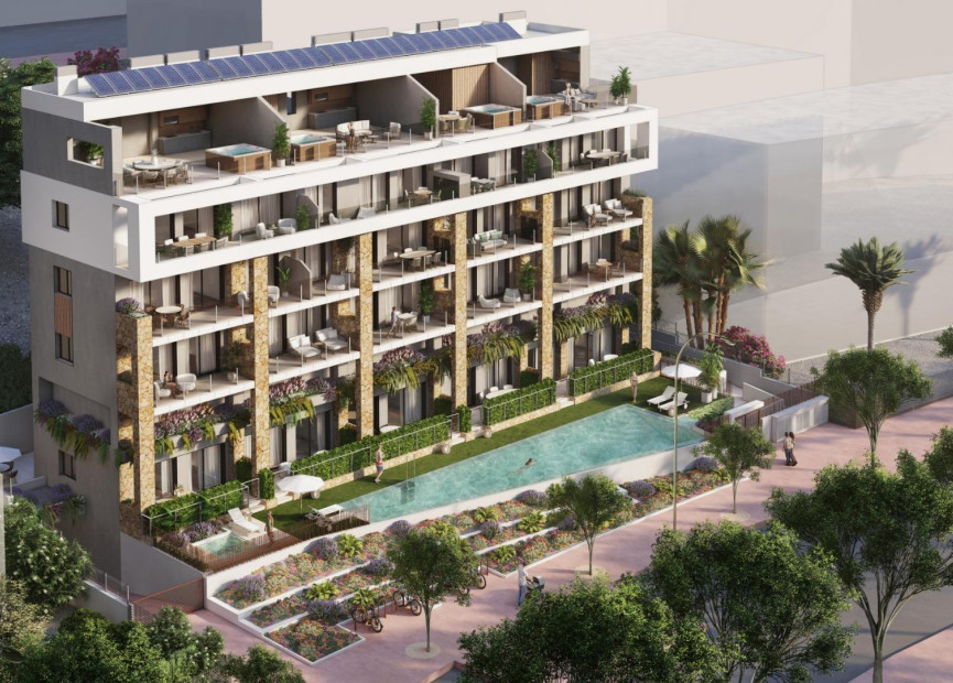 Nieuwbouw woningen - 1. Appartement / flat - Villajoyosa - Puntes del Moro