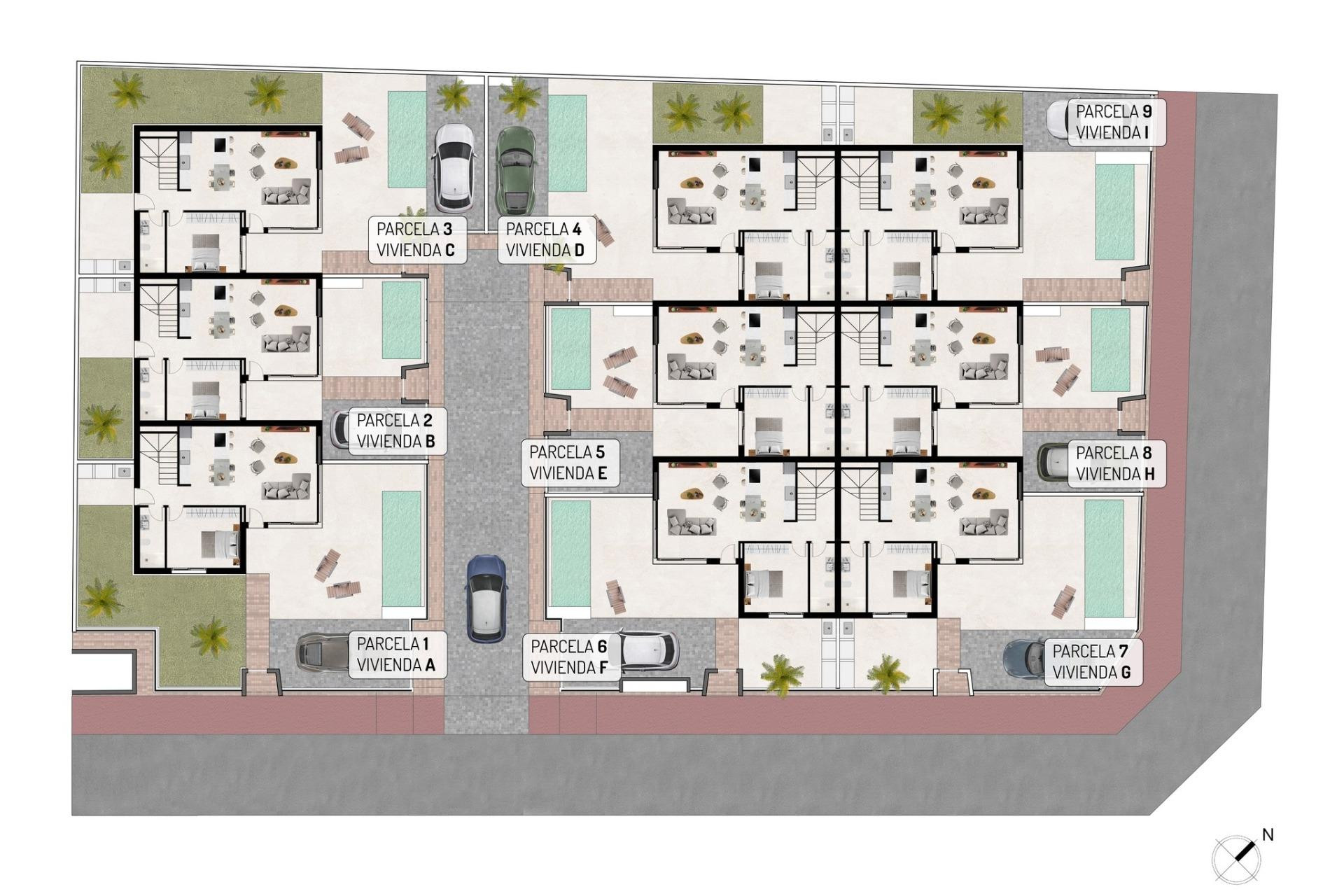 Nieuwbouw Woningen - 2. Town house - Benijofar - Rojales