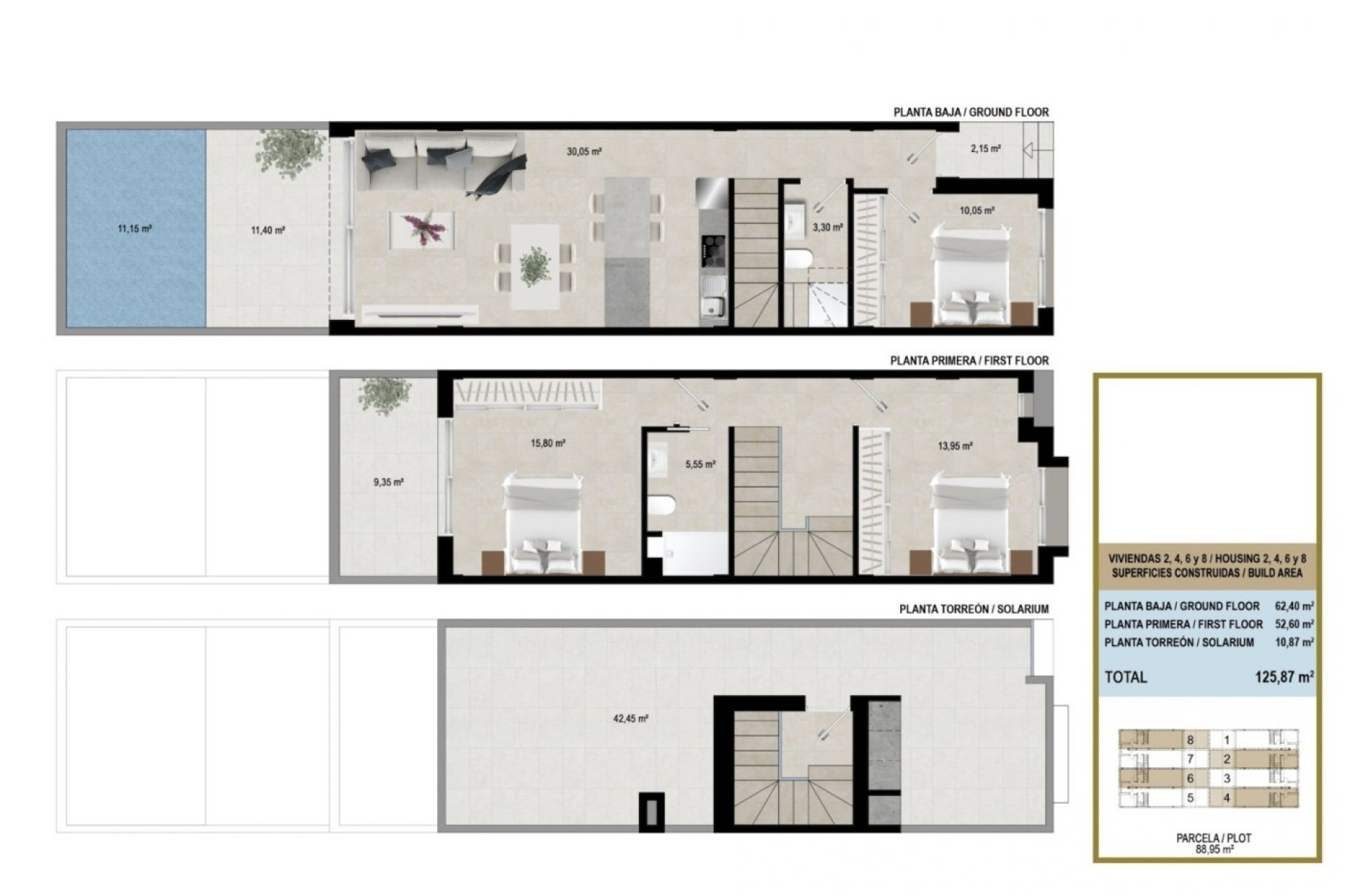 Nieuwbouw Woningen - 2. Town house - San Javier - Los Alcazares