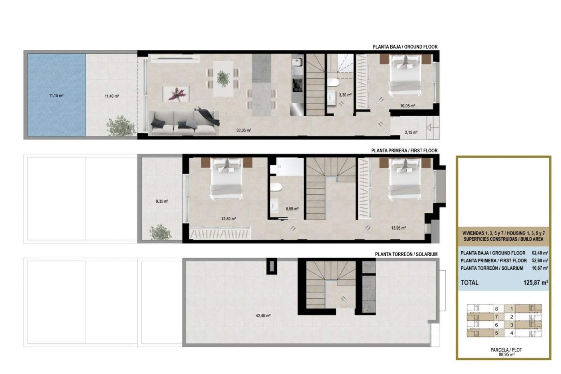 Nieuwbouw Woningen - 2. Town house - San Javier - Los Alcazares